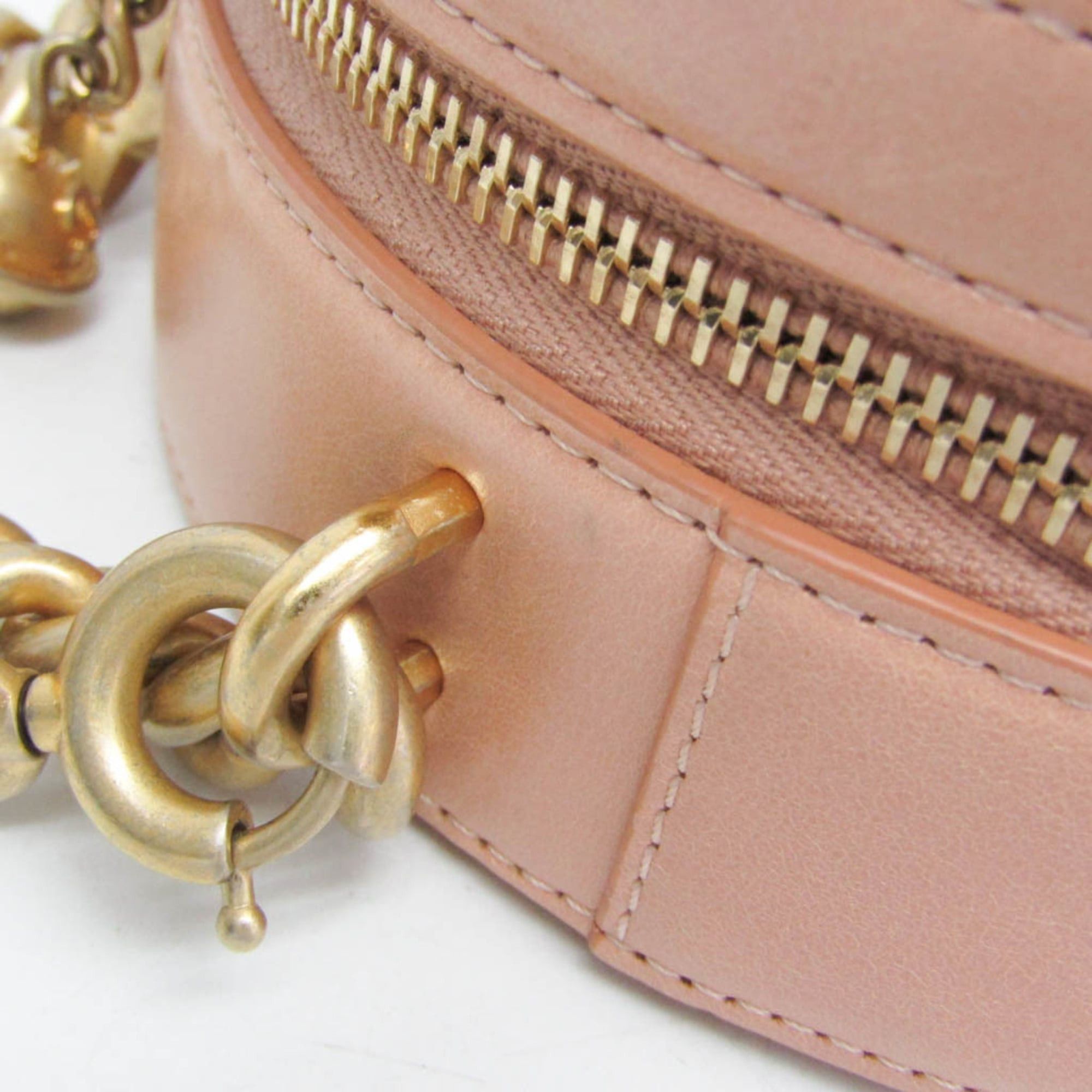 Chanel Chanel Matelasse Round As Earth Women's Leather Handbag,Shoulder Bag Light Pink Size ONE SIZE - 8 Thumbnail