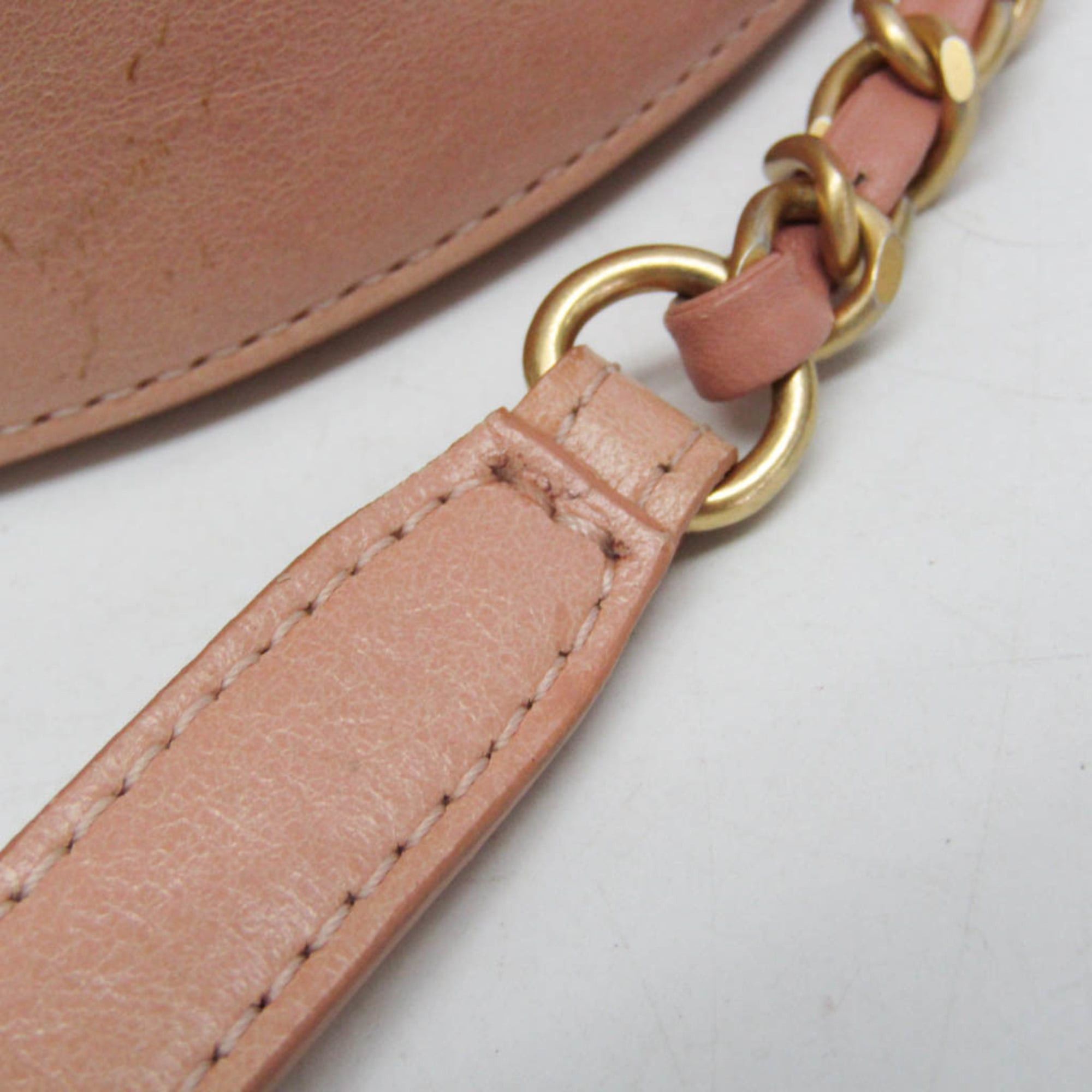 Chanel Chanel Matelasse Round As Earth Women's Leather Handbag,Shoulder Bag Light Pink Size ONE SIZE - 12 Thumbnail