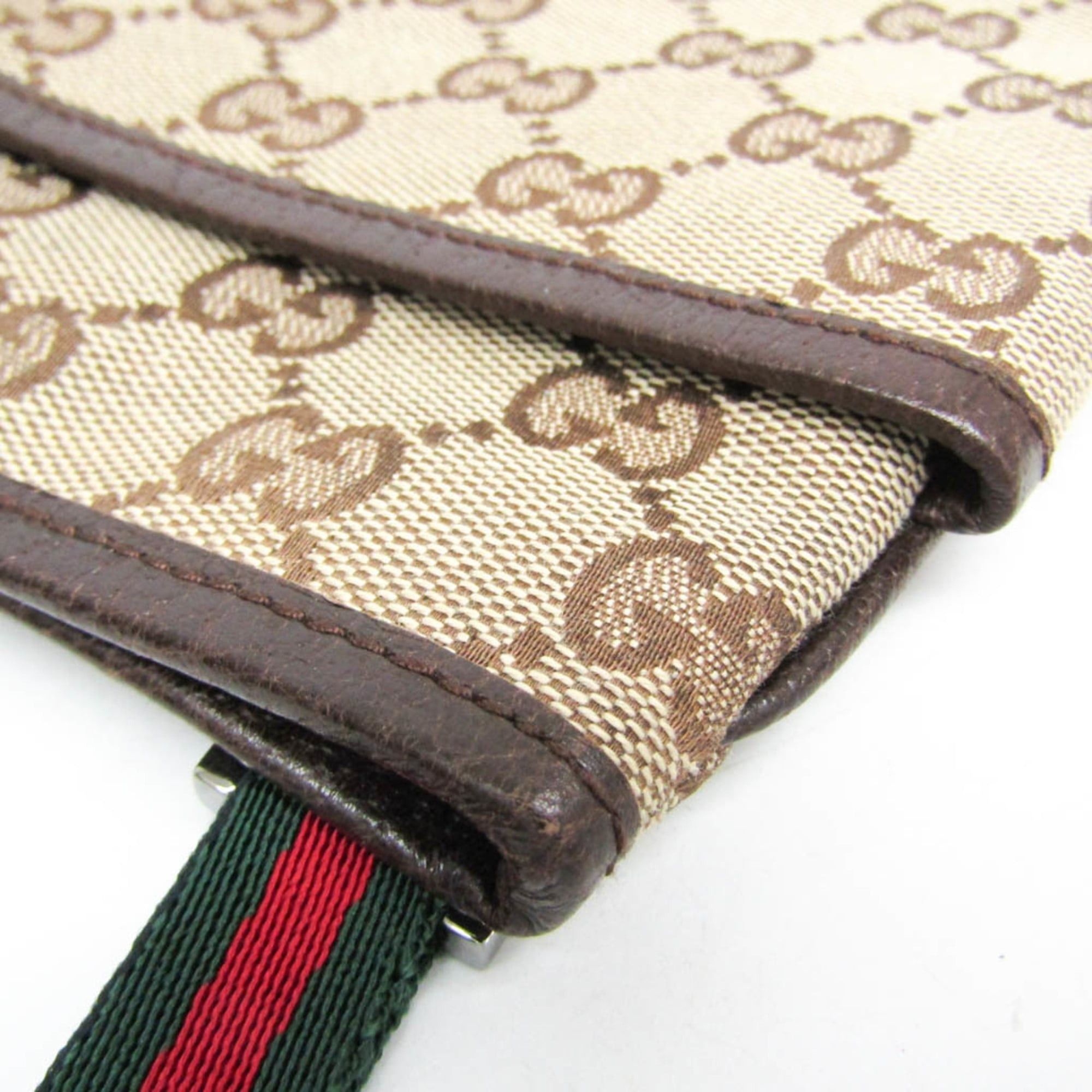 Gucci Gucci GG Canvas Sherry Line 141863 Women's GG Canvas Shoulder Bag Size ONE SIZE - 7 Thumbnail
