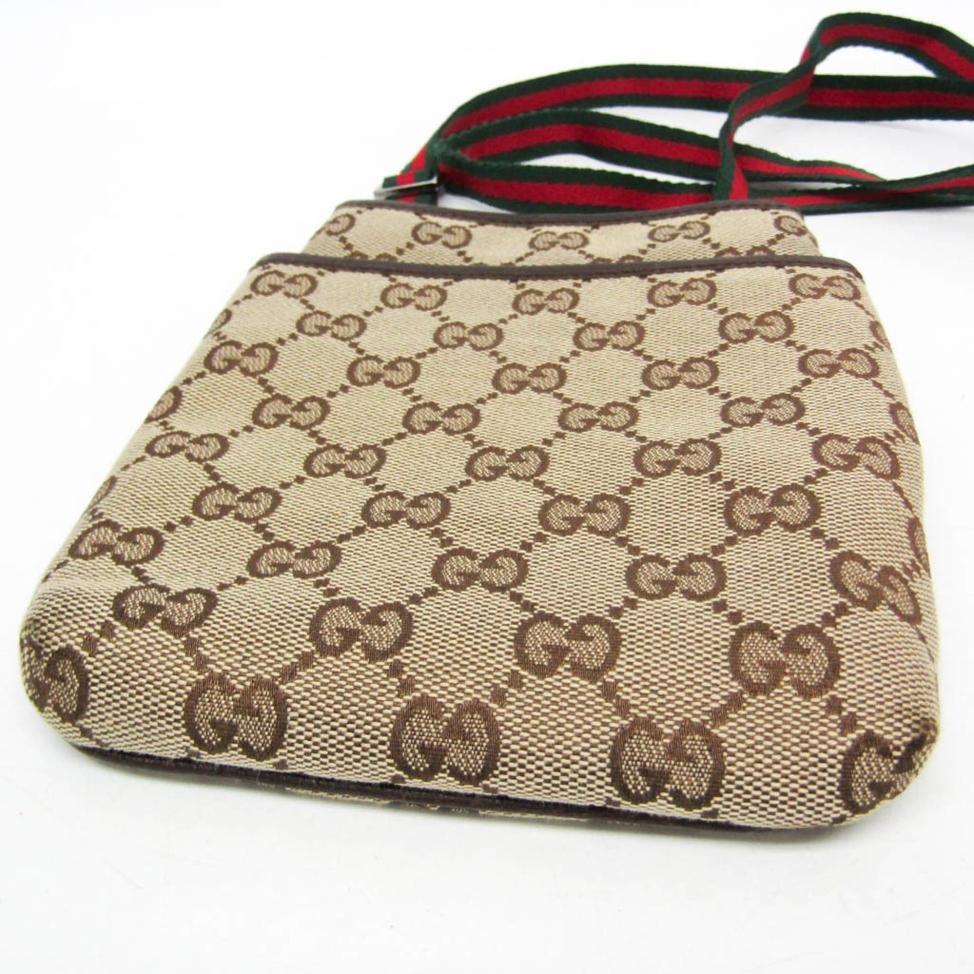 Gucci Gucci GG Canvas Sherry Line 141863 Women's GG Canvas Shoulder Bag Size ONE SIZE - 5 Thumbnail