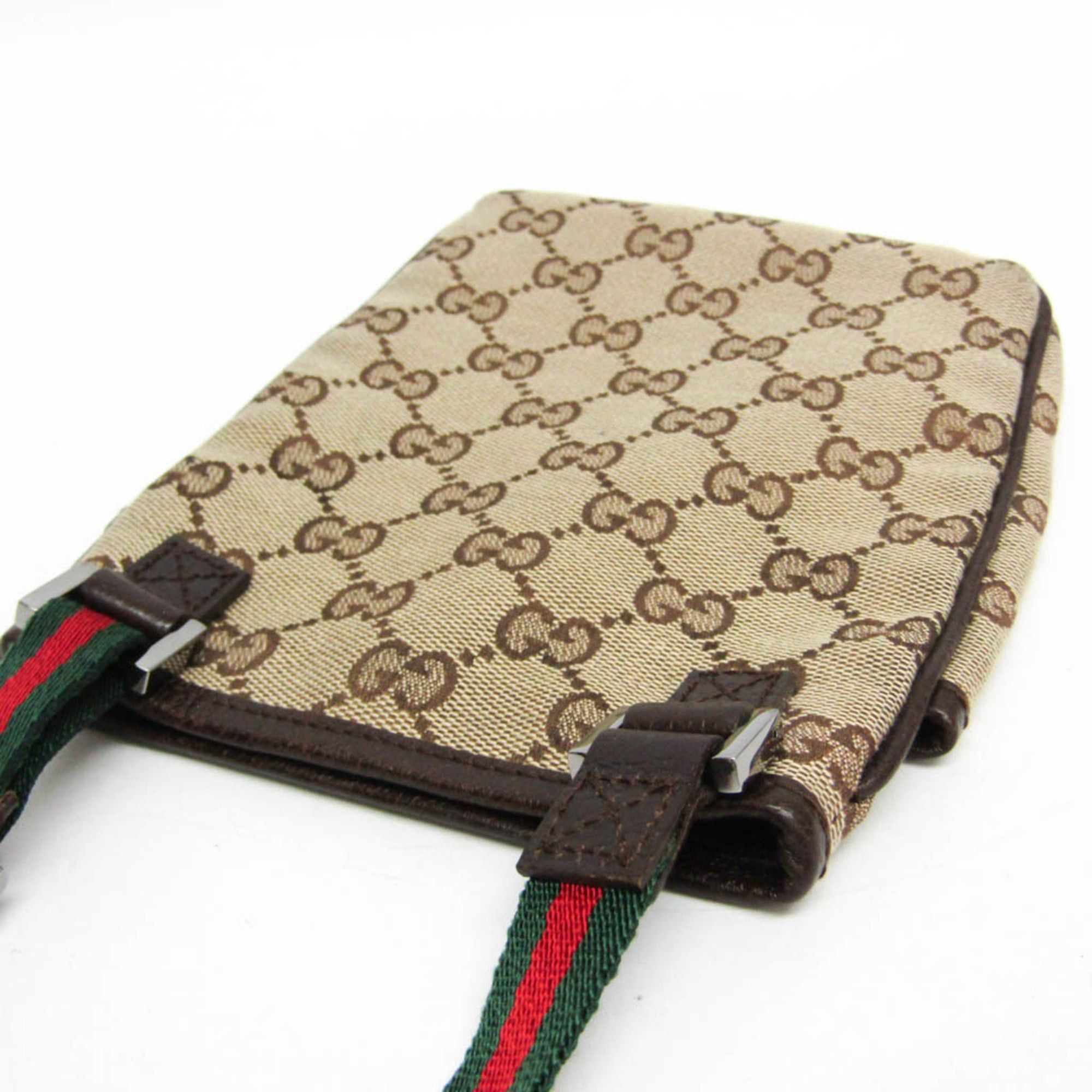 Gucci Gucci GG Canvas Sherry Line 141863 Women's GG Canvas Shoulder Bag Size ONE SIZE - 8 Thumbnail