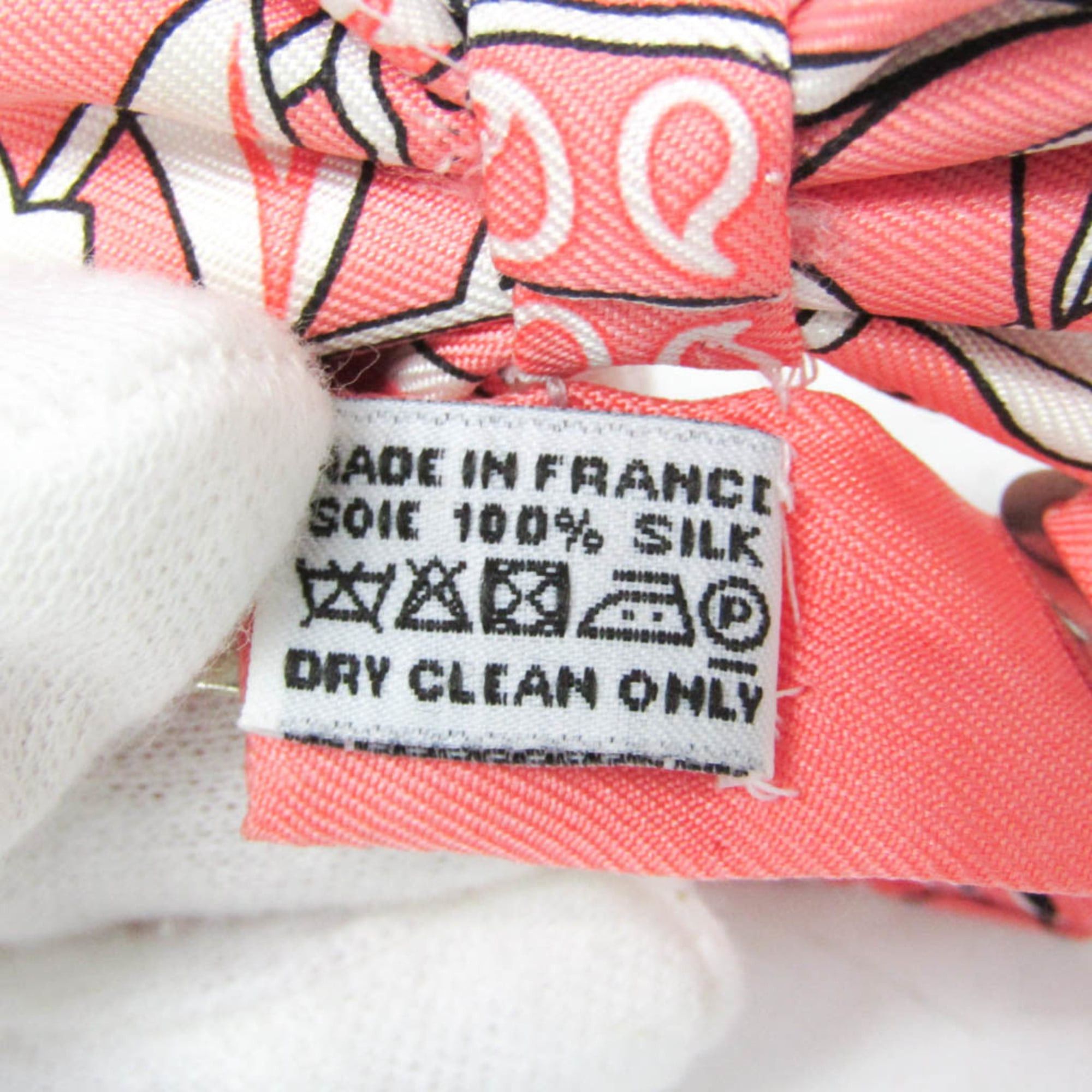 Hermes Hermes Mini Bowtie Fleurs Et Papillons De Tissus Boys Silk Bow Tie Flowers Pink Size ONE SIZE - 14 Thumbnail