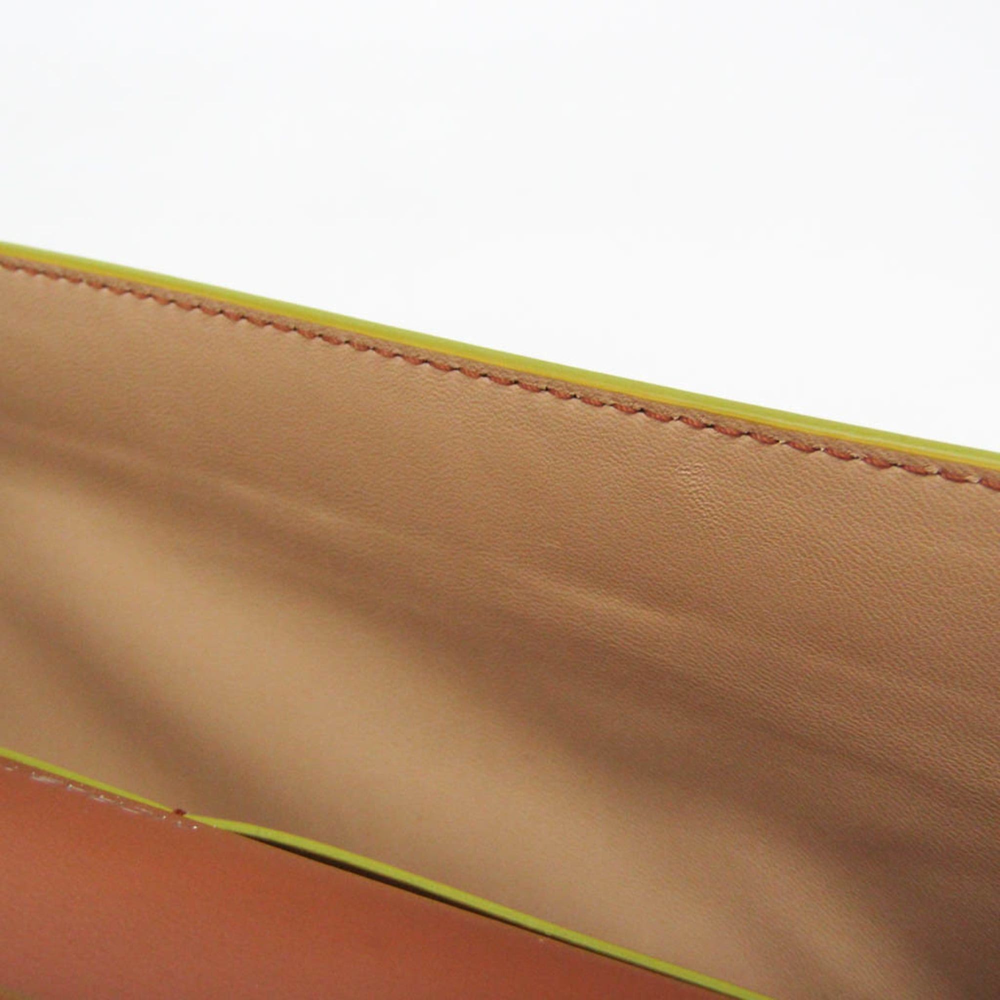 Other Morabito Le Blason Women's Leather Clutch Bag,Shoulder Bag Brown,Light Green Size ONE SIZE - 15 Thumbnail