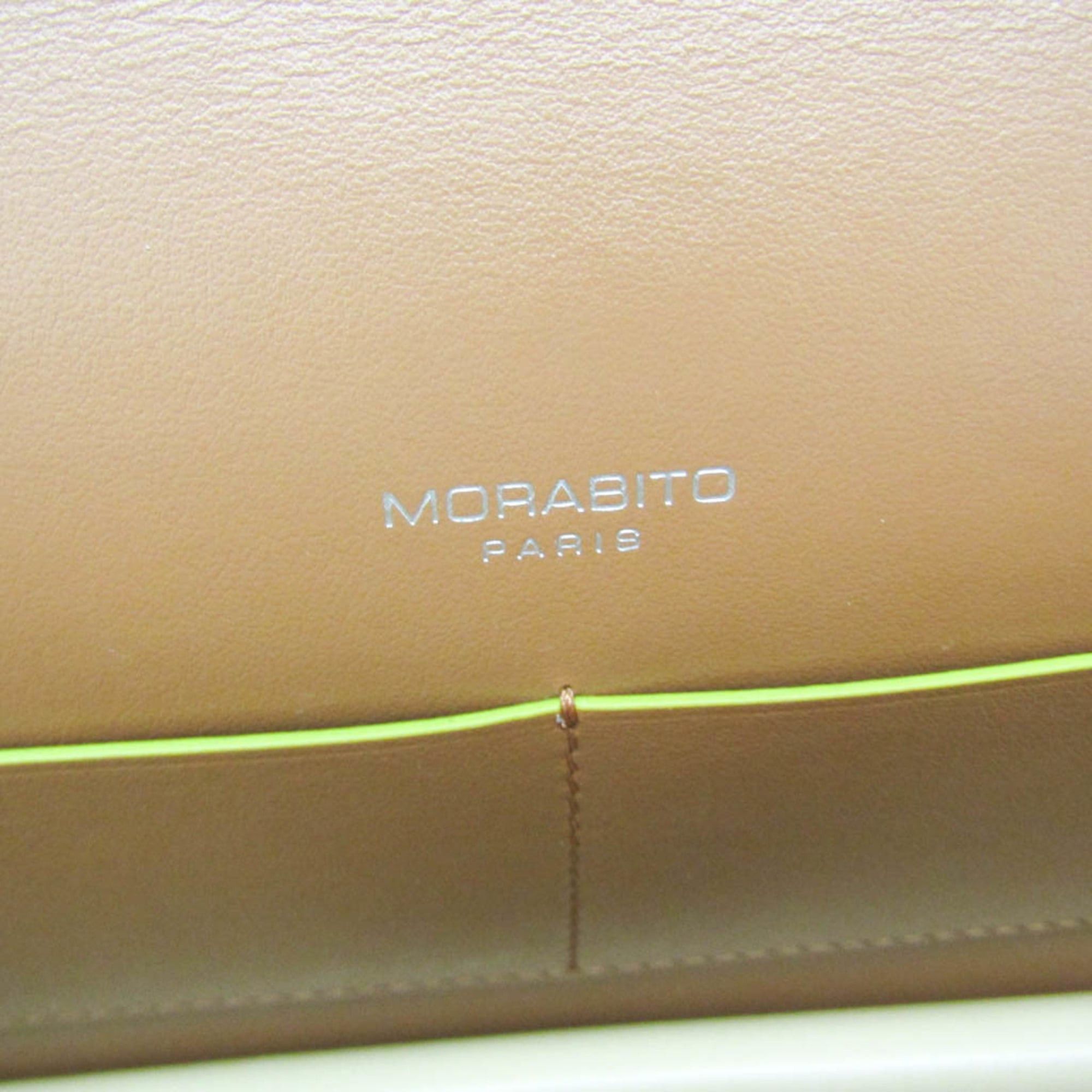 Other Morabito Le Blason Women's Leather Clutch Bag,Shoulder Bag Brown,Light Green Size ONE SIZE - 16 Thumbnail