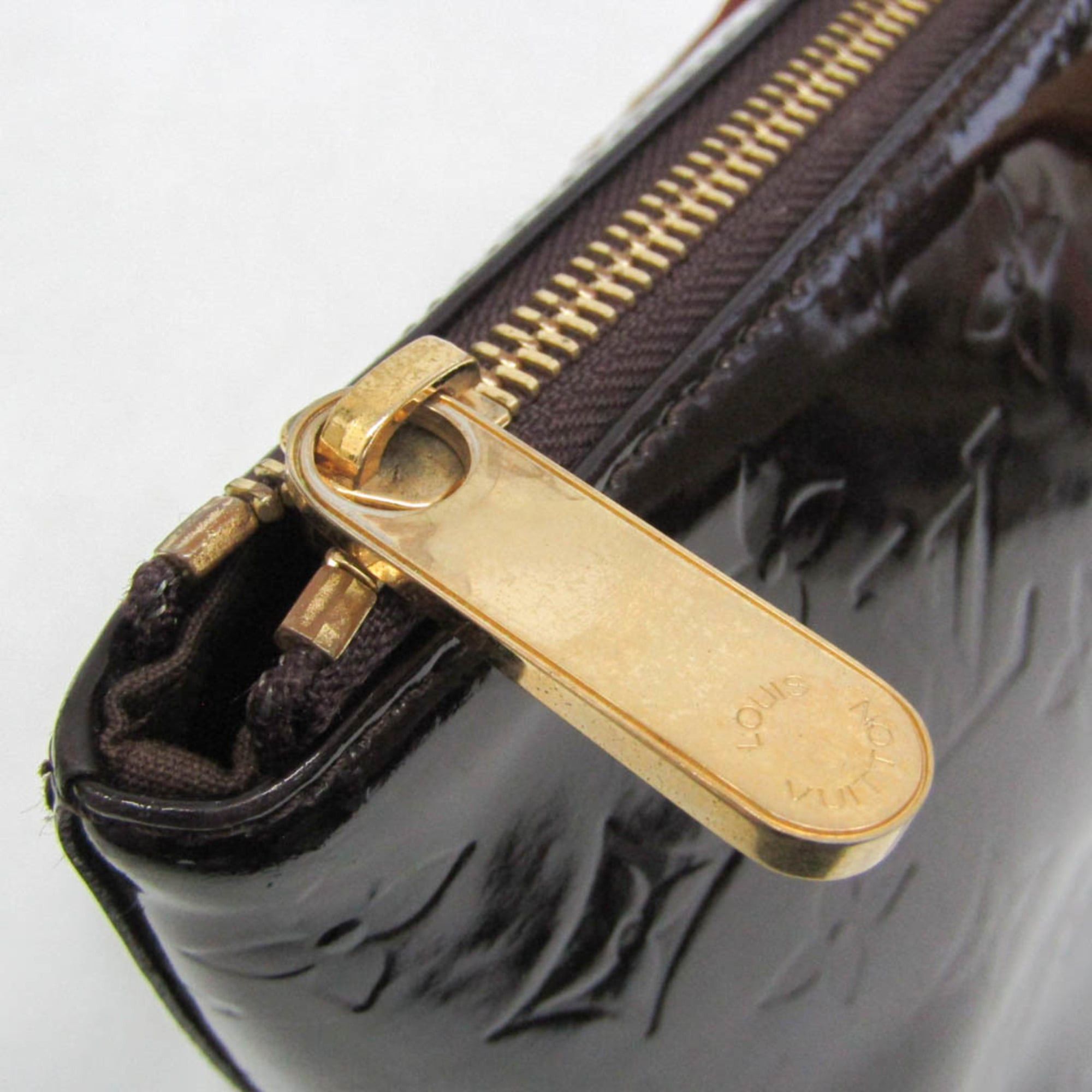 Louis Vuitton Louis Vuitton Monogram Vernis Bellevue PM M93585 Women's Handbag Amarante Size ONE SIZE - 10 Thumbnail