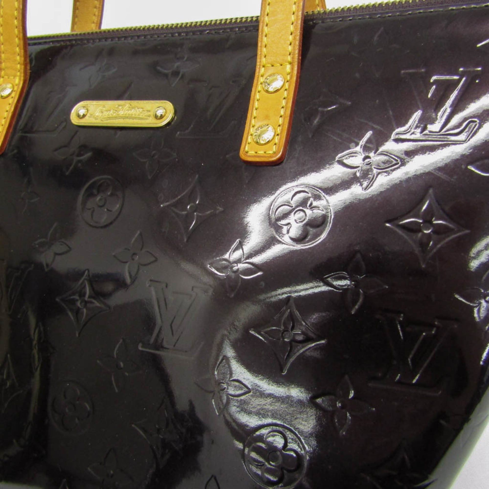Louis Vuitton Louis Vuitton Monogram Vernis Bellevue PM M93585 Women's Handbag Amarante Size ONE SIZE - 4 Thumbnail
