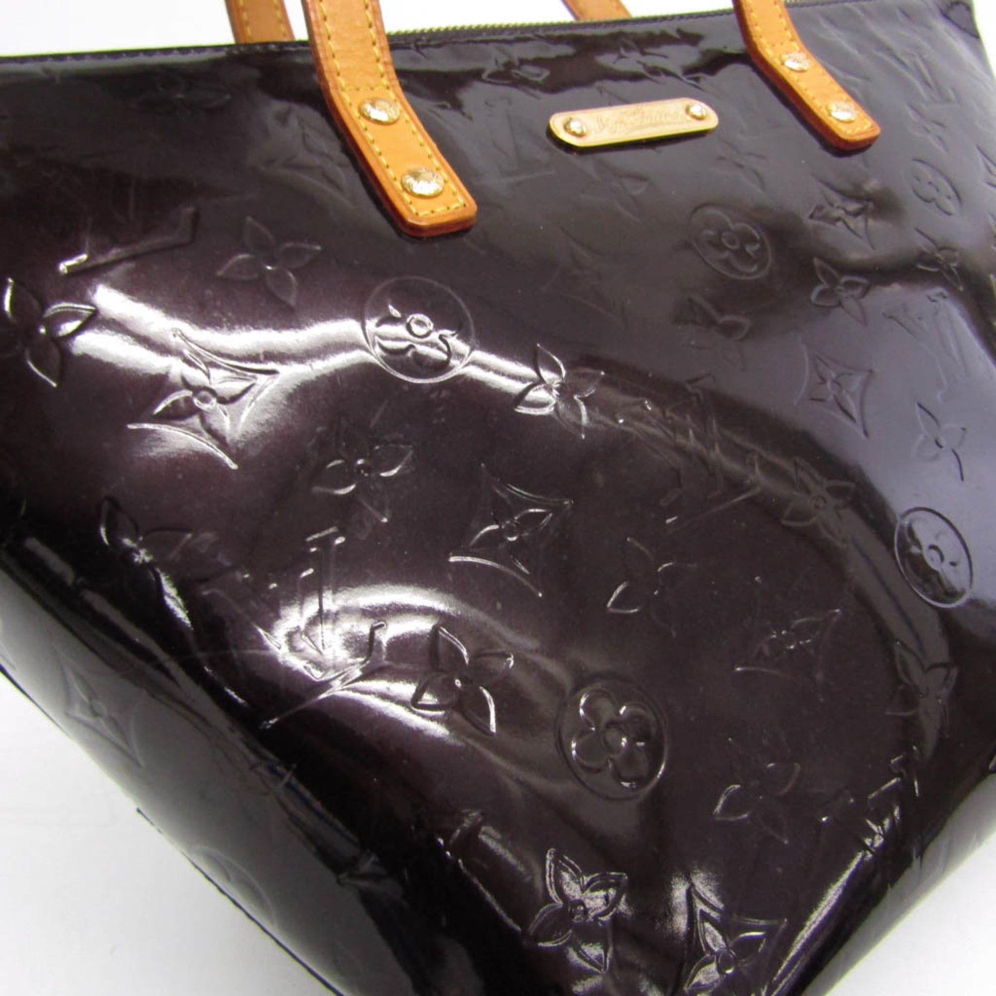 Louis Vuitton Louis Vuitton Monogram Vernis Bellevue PM M93585 Women's Handbag Amarante Size ONE SIZE - 5 Thumbnail