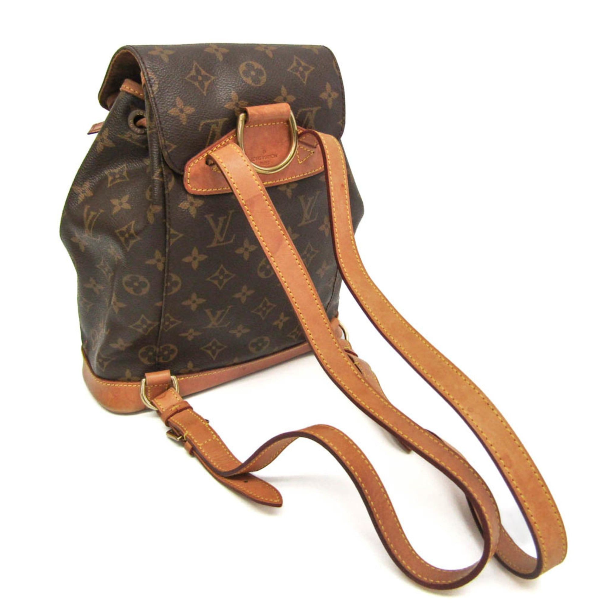 Louis Vuitton Louis Vuitton Monogram Montsouris MM M51136 Women's Backpack Brown Size ONE SIZE - 3 Thumbnail