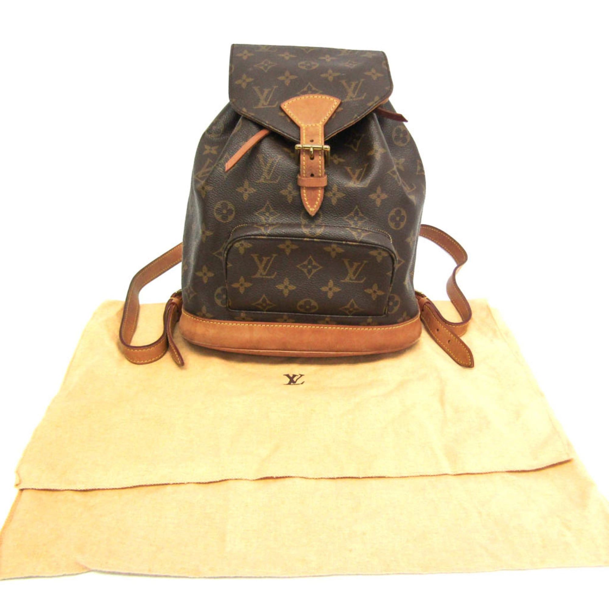 Louis Vuitton Louis Vuitton Monogram Montsouris MM M51136 Women's Backpack Brown Size ONE SIZE - 2 Thumbnail