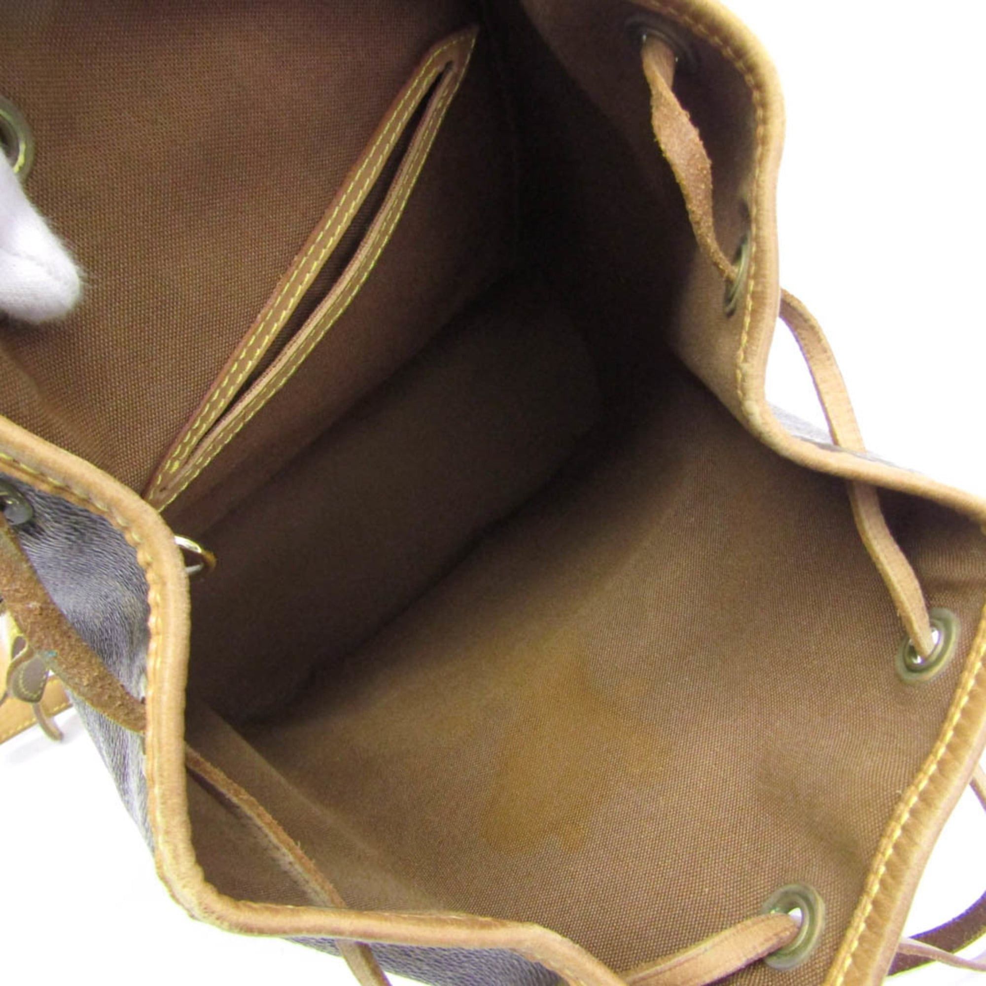 Louis Vuitton Louis Vuitton Monogram Montsouris MM M51136 Women's Backpack Brown Size ONE SIZE - 4 Thumbnail