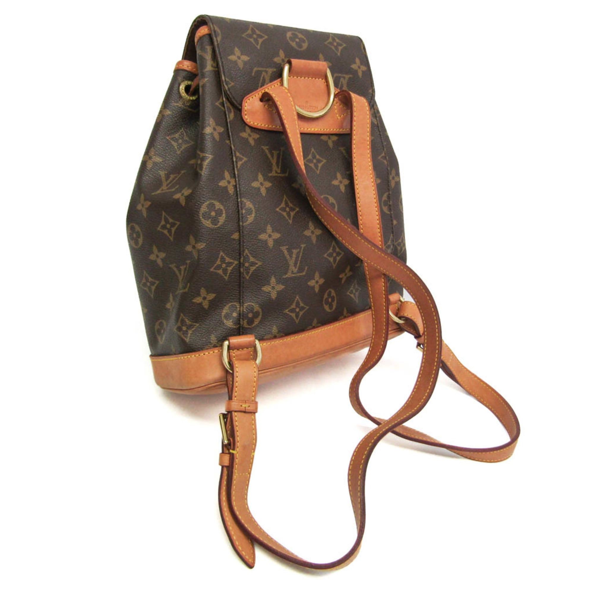 Louis Vuitton Louis Vuitton Monogram Montsouris MM M51136 Women's Backpack Brown Size ONE SIZE - 3 Thumbnail
