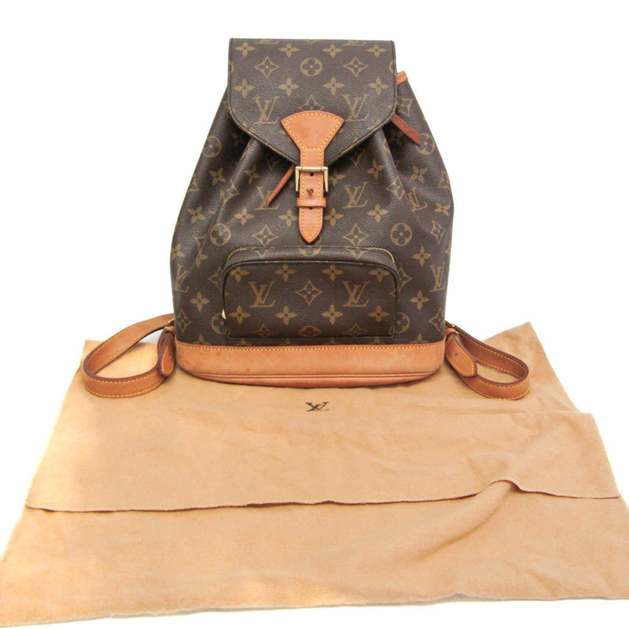 Louis Vuitton Louis Vuitton Monogram Montsouris MM M51136 Women's Backpack Brown Size ONE SIZE - 2 Thumbnail
