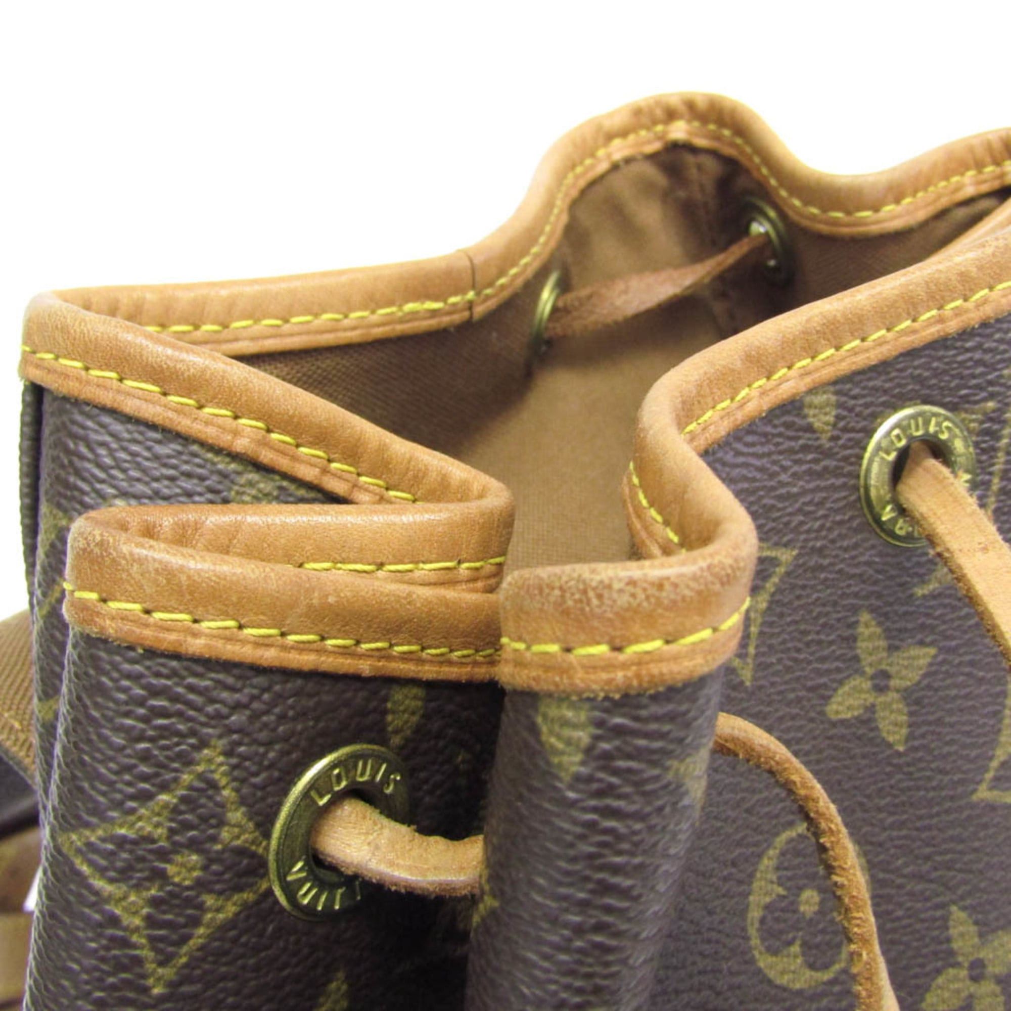 Louis Vuitton Louis Vuitton Monogram Montsouris MM M51136 Women's Backpack Brown Size ONE SIZE - 12 Thumbnail