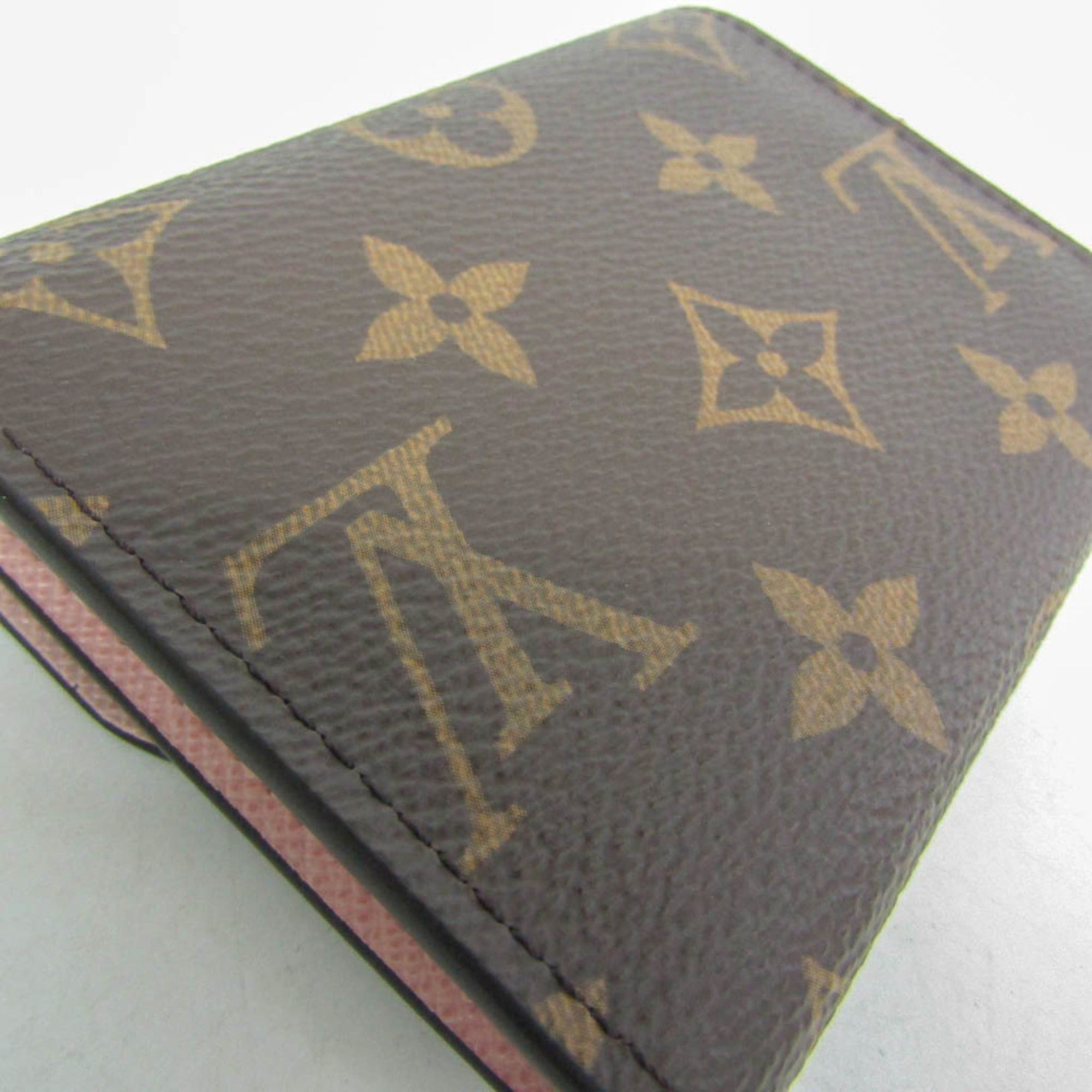 Louis Vuitton Louis Vuitton Monogram Rosalie Coin Purse M62361 Women's Monogram Coin Purse/coin Case Brown,Rose Ballerine Size ONE SIZE - 7 Thumbnail