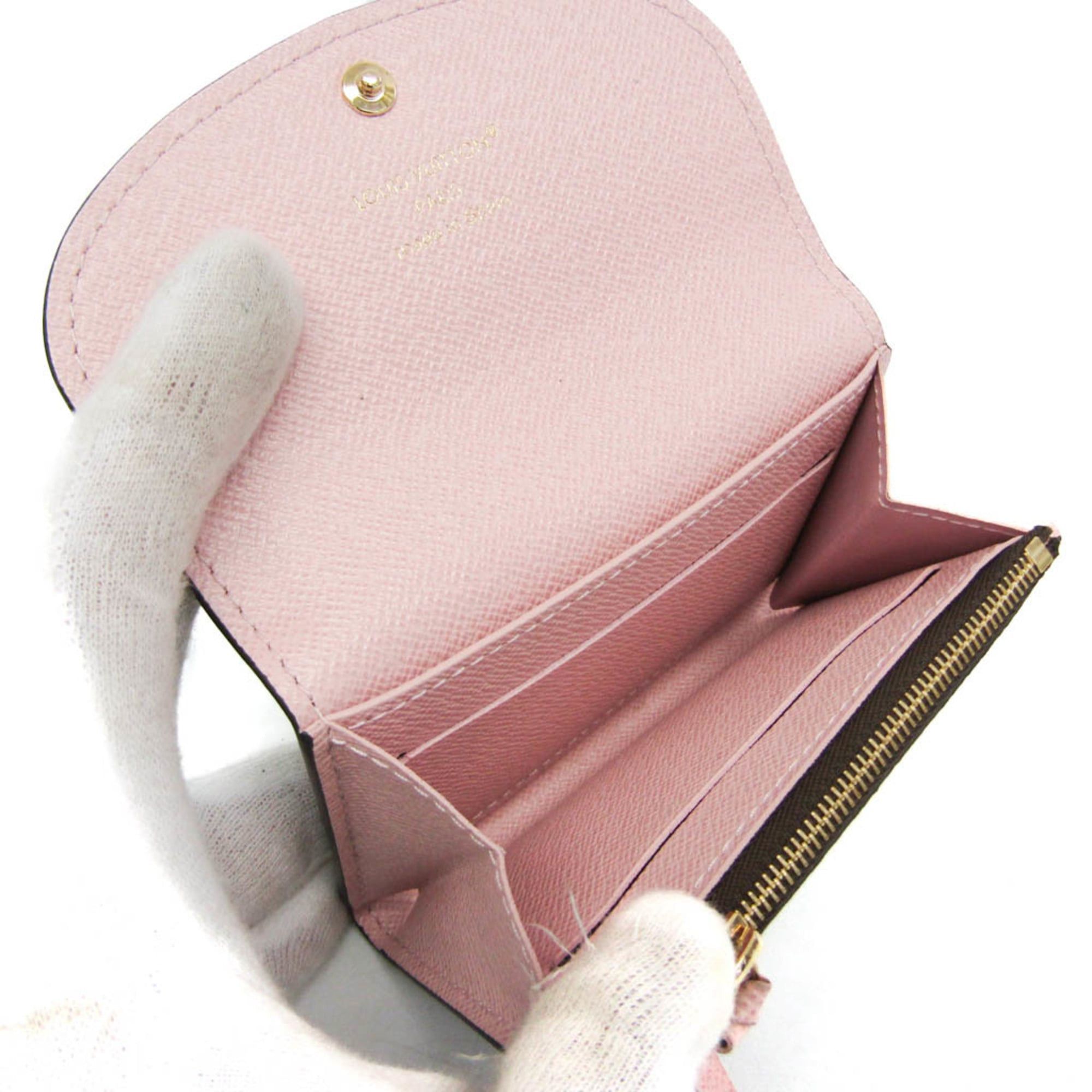 Louis Vuitton Louis Vuitton Monogram Rosalie Coin Purse M62361 Women's Monogram Coin Purse/coin Case Brown,Rose Ballerine Size ONE SIZE - 4 Thumbnail