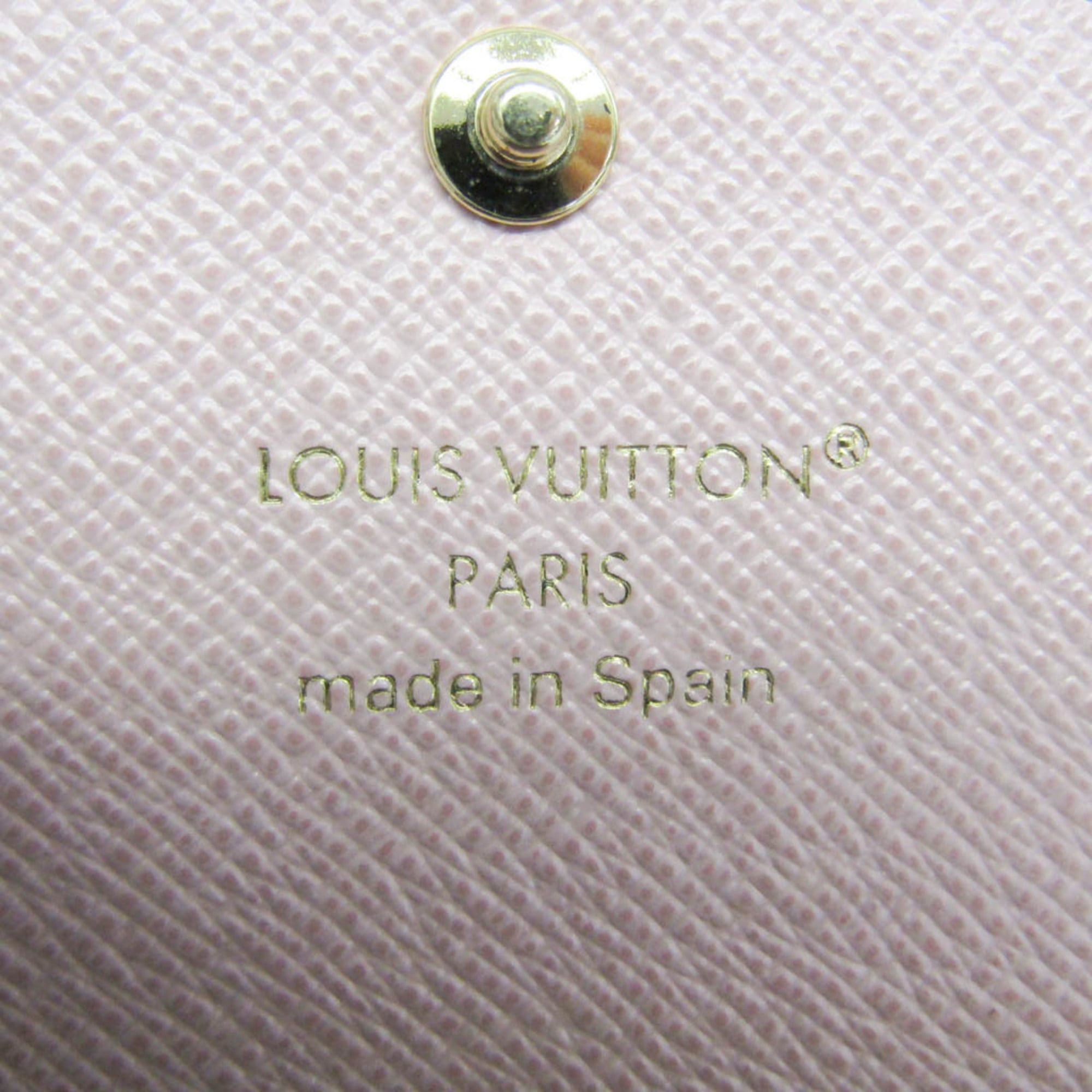 Louis Vuitton Louis Vuitton Monogram Rosalie Coin Purse M62361 Women's Monogram Coin Purse/coin Case Brown,Rose Ballerine Size ONE SIZE - 10 Thumbnail