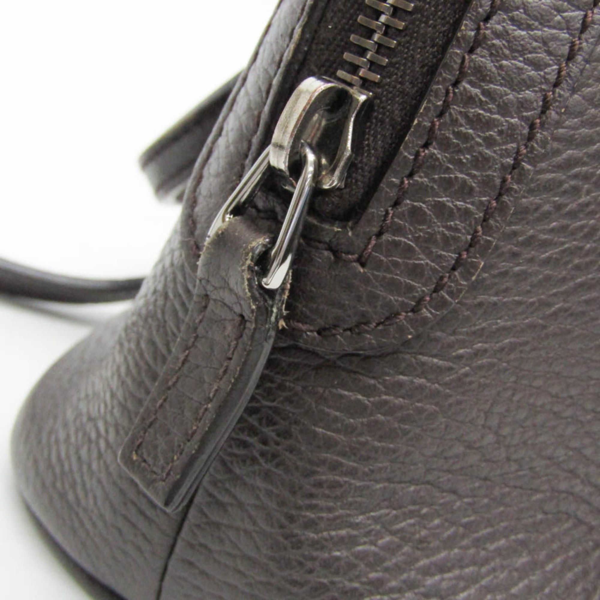 Gucci Gucci 341504 Women's Leather Handbag,Shoulder Bag Dark Brown Size ONE SIZE - 12 Thumbnail