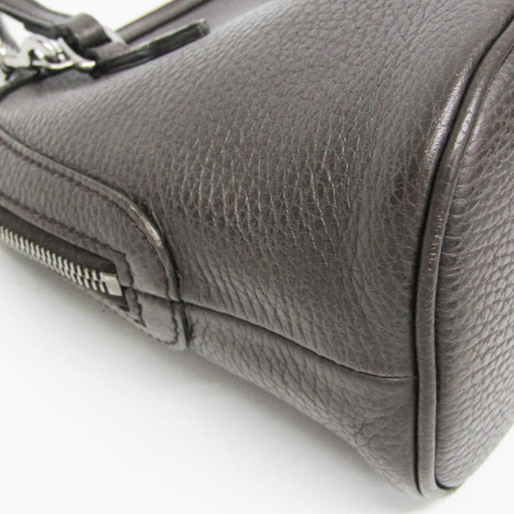 Gucci Gucci 341504 Women's Leather Handbag,Shoulder Bag Dark Brown Size ONE SIZE - 5 Thumbnail