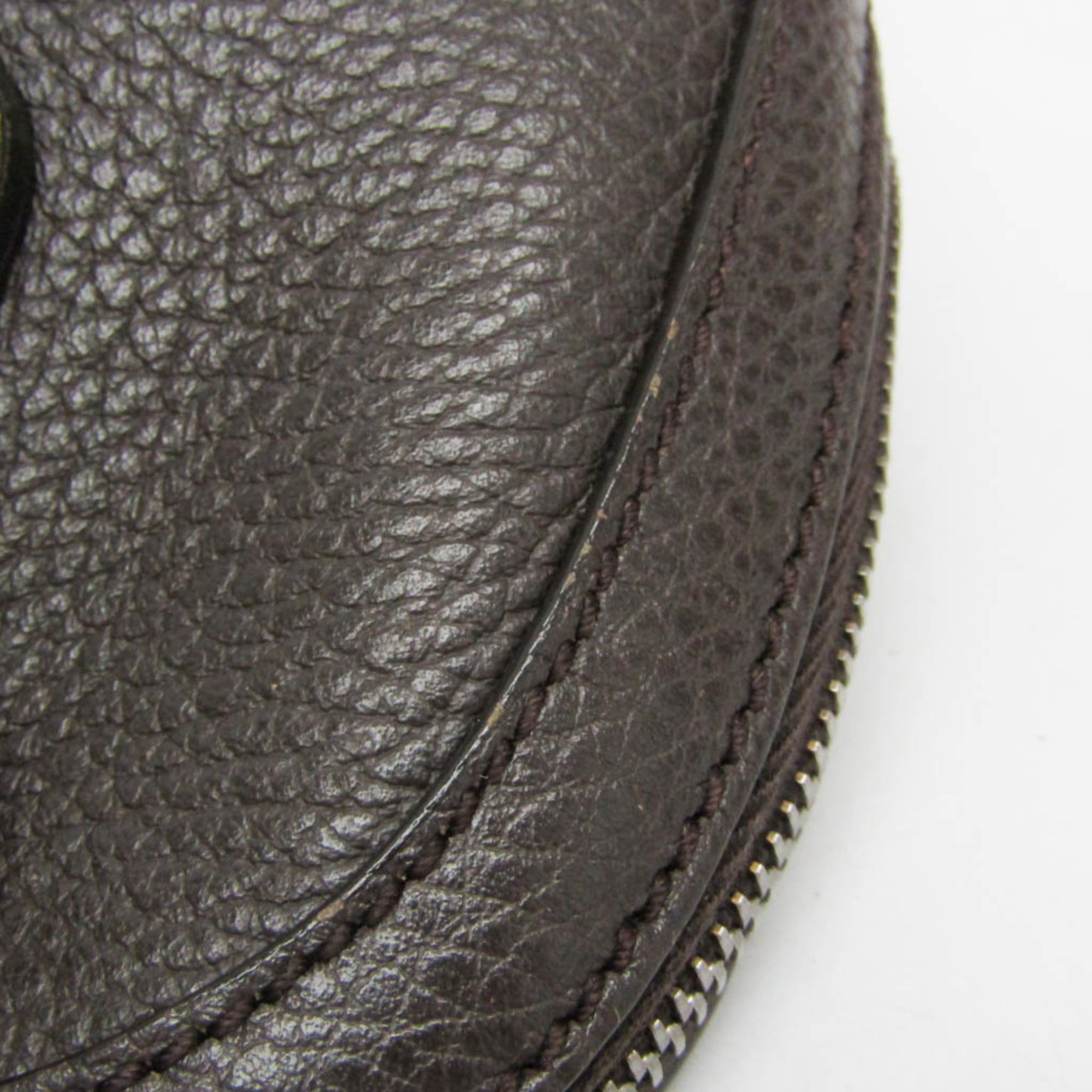 Gucci Gucci 341504 Women's Leather Handbag,Shoulder Bag Dark Brown Size ONE SIZE - 7 Thumbnail