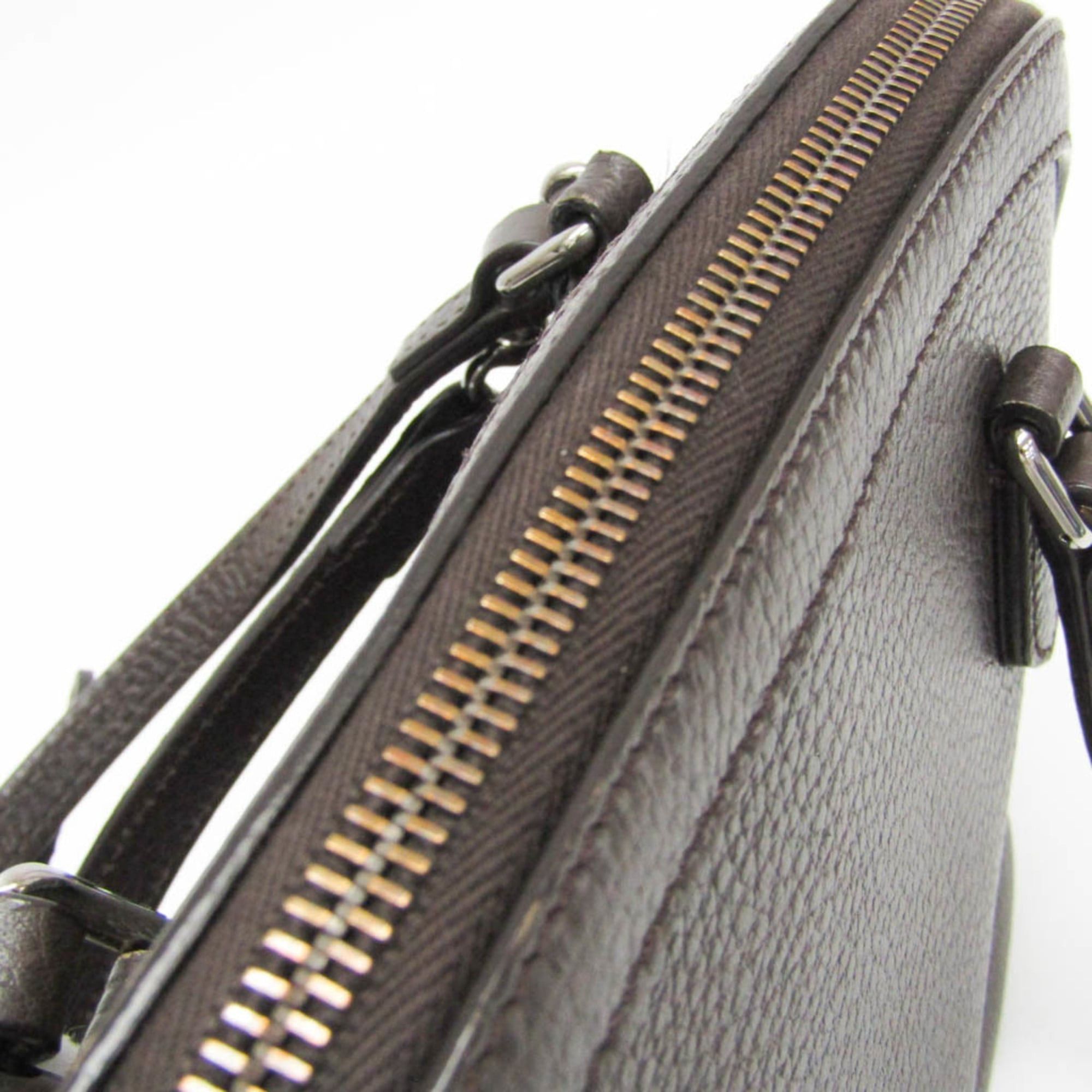 Gucci Gucci 341504 Women's Leather Handbag,Shoulder Bag Dark Brown Size ONE SIZE - 15 Thumbnail