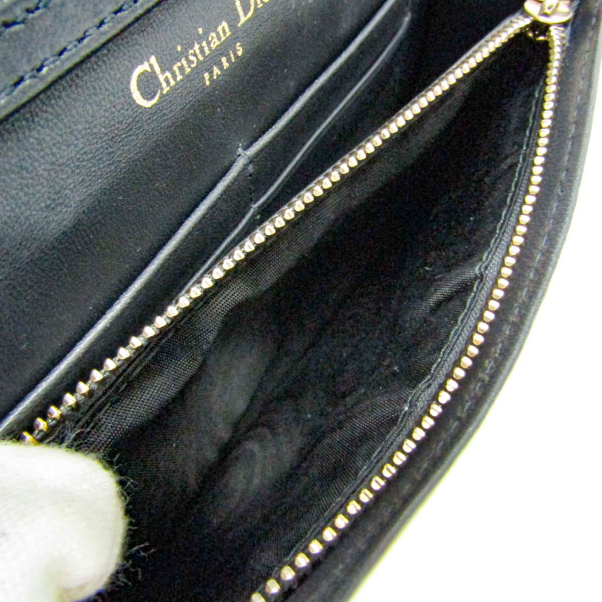 Dior Christian Dior Diorama Women's Patent Leather Chain/Shoulder Wallet Pearl White Size ONE SIZE - 4 Thumbnail