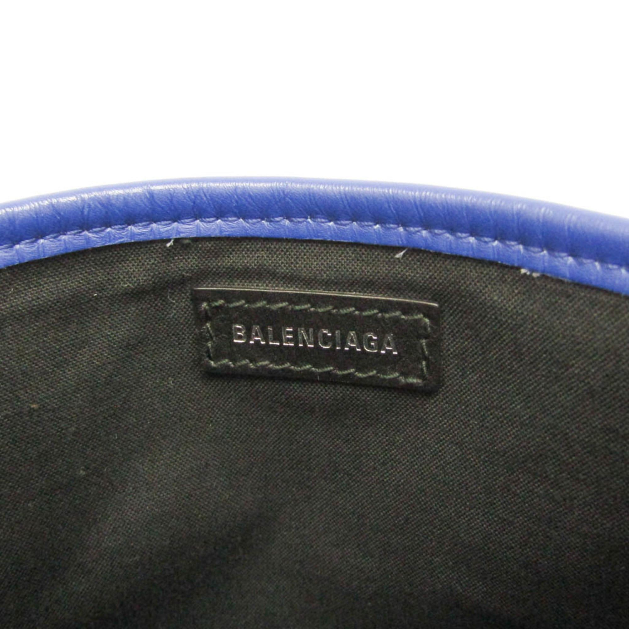 Balenciaga Balenciaga Navy Cabas XS 390346 Women's Canvas,Leather Handbag,Shoulder Bag Blue,Off-white Size ONE SIZE - 16 Thumbnail