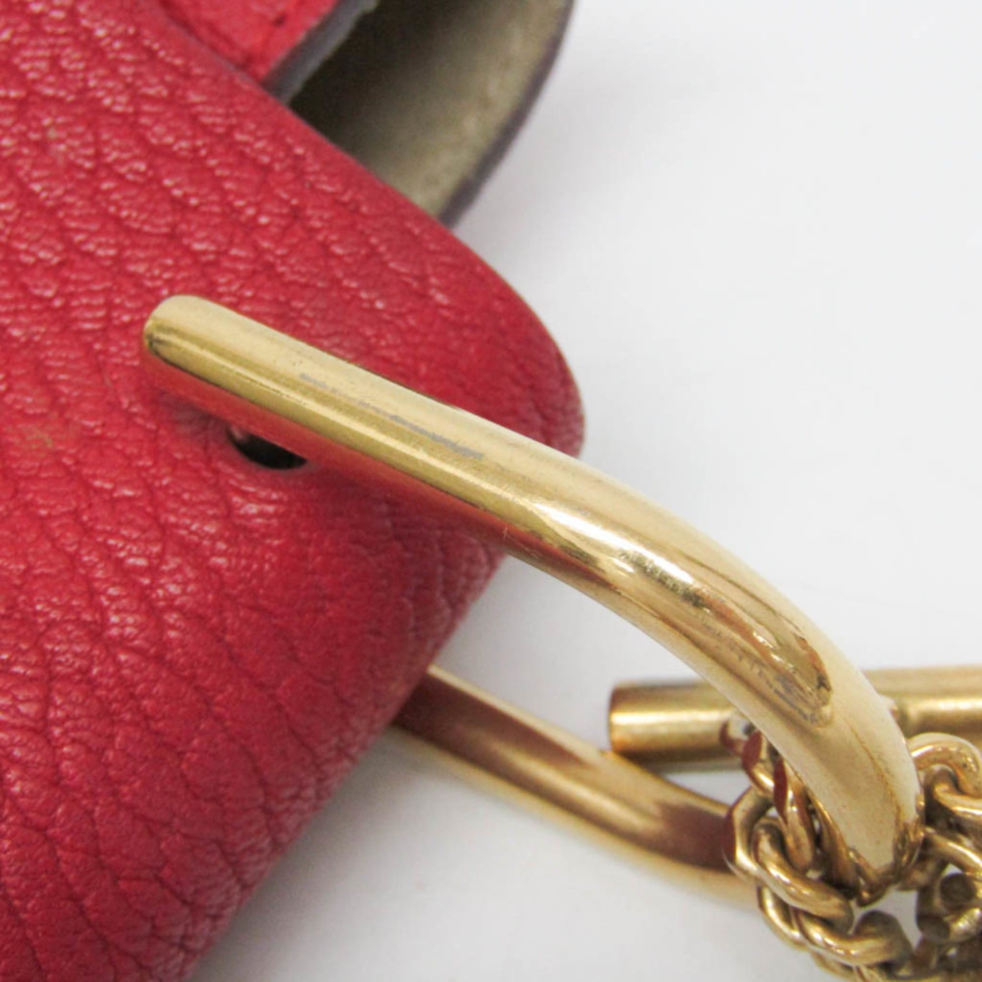 Chloe Chloé Drew Women's Leather Shoulder Bag Red Color Size ONE SIZE - 11 Thumbnail