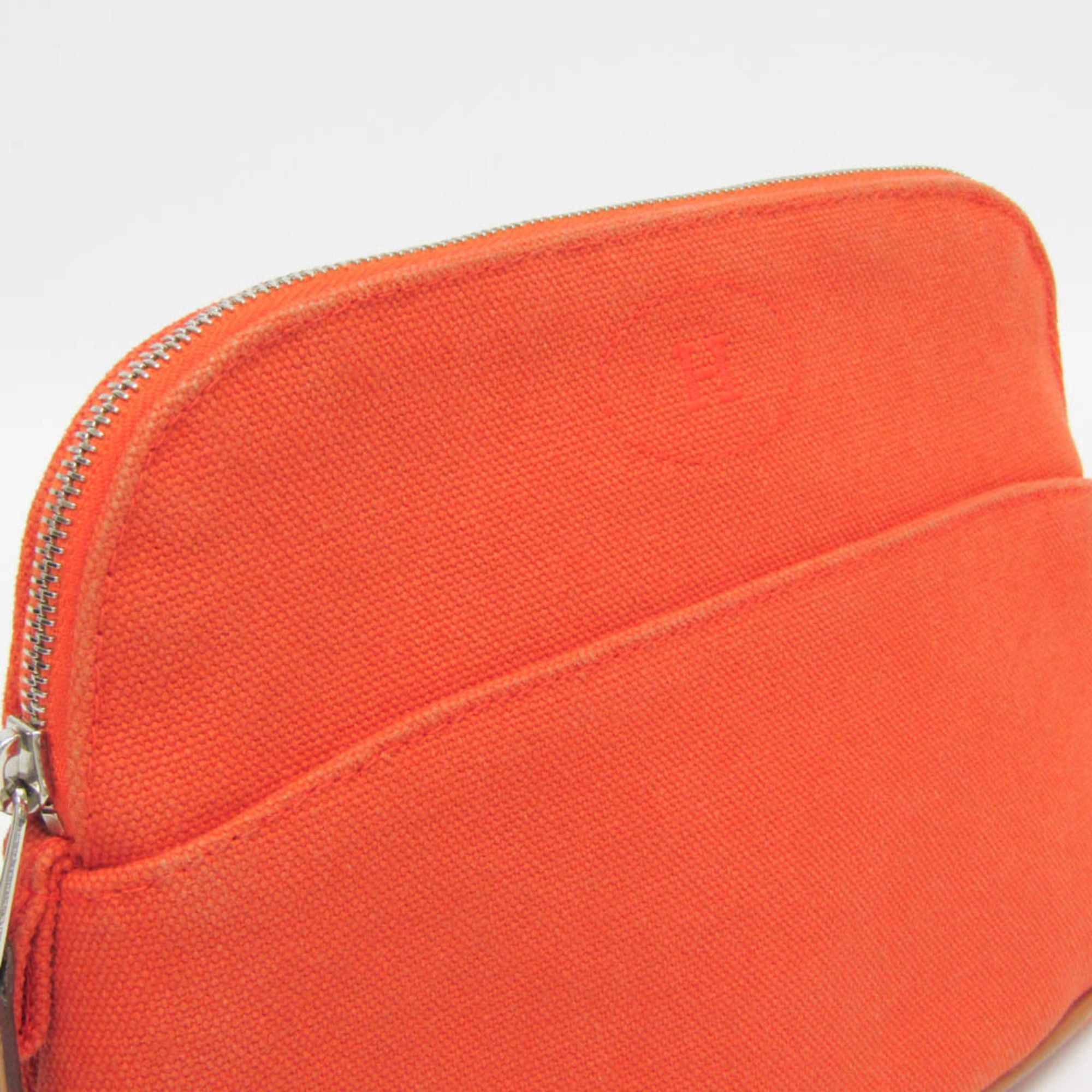 Hermes Hermes Bolide Mini 20 Men,Women Cotton Pouch Orange Size ONE SIZE - 9 Thumbnail