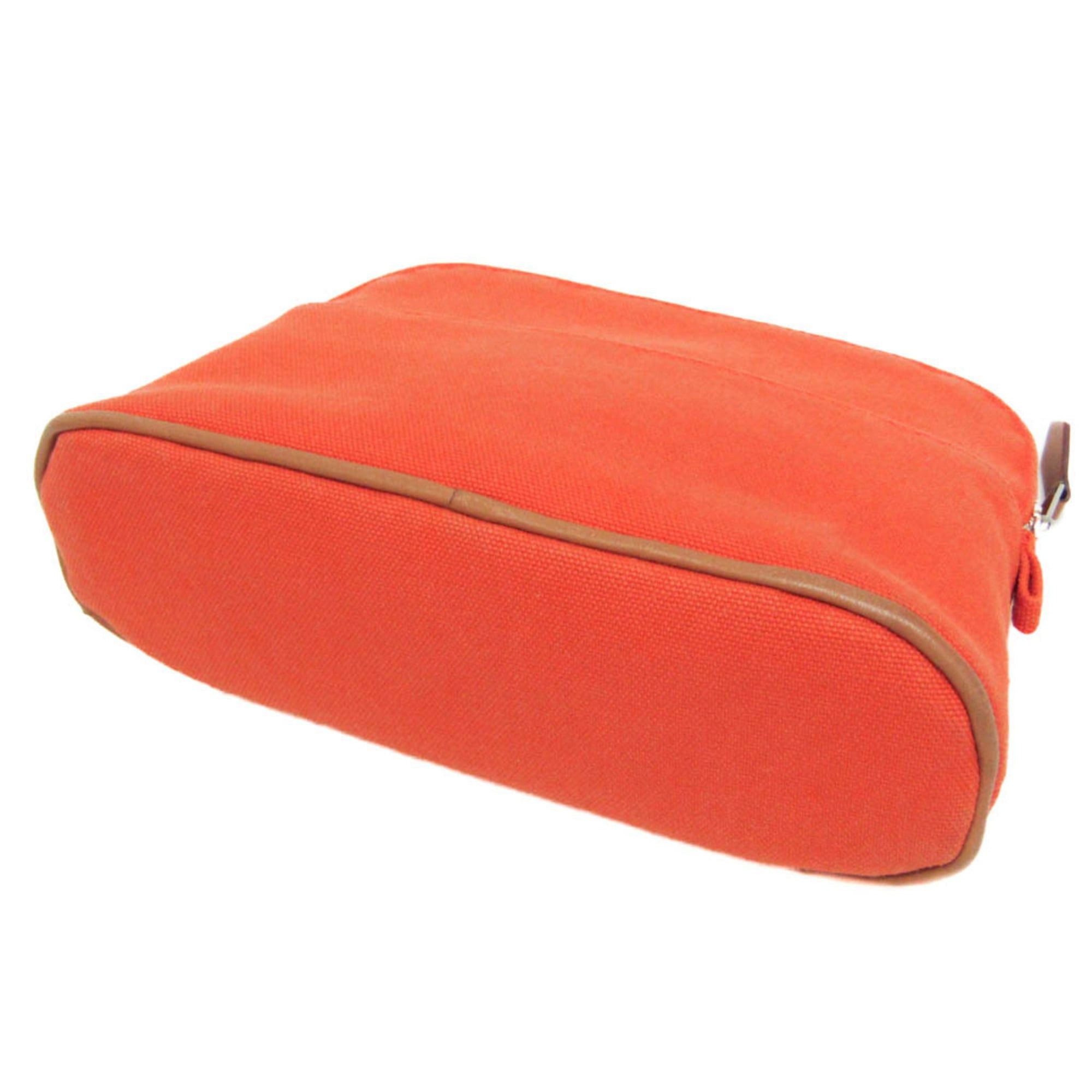 Hermes Hermes Bolide Mini 20 Men,Women Cotton Pouch Orange Size ONE SIZE - 2 Thumbnail