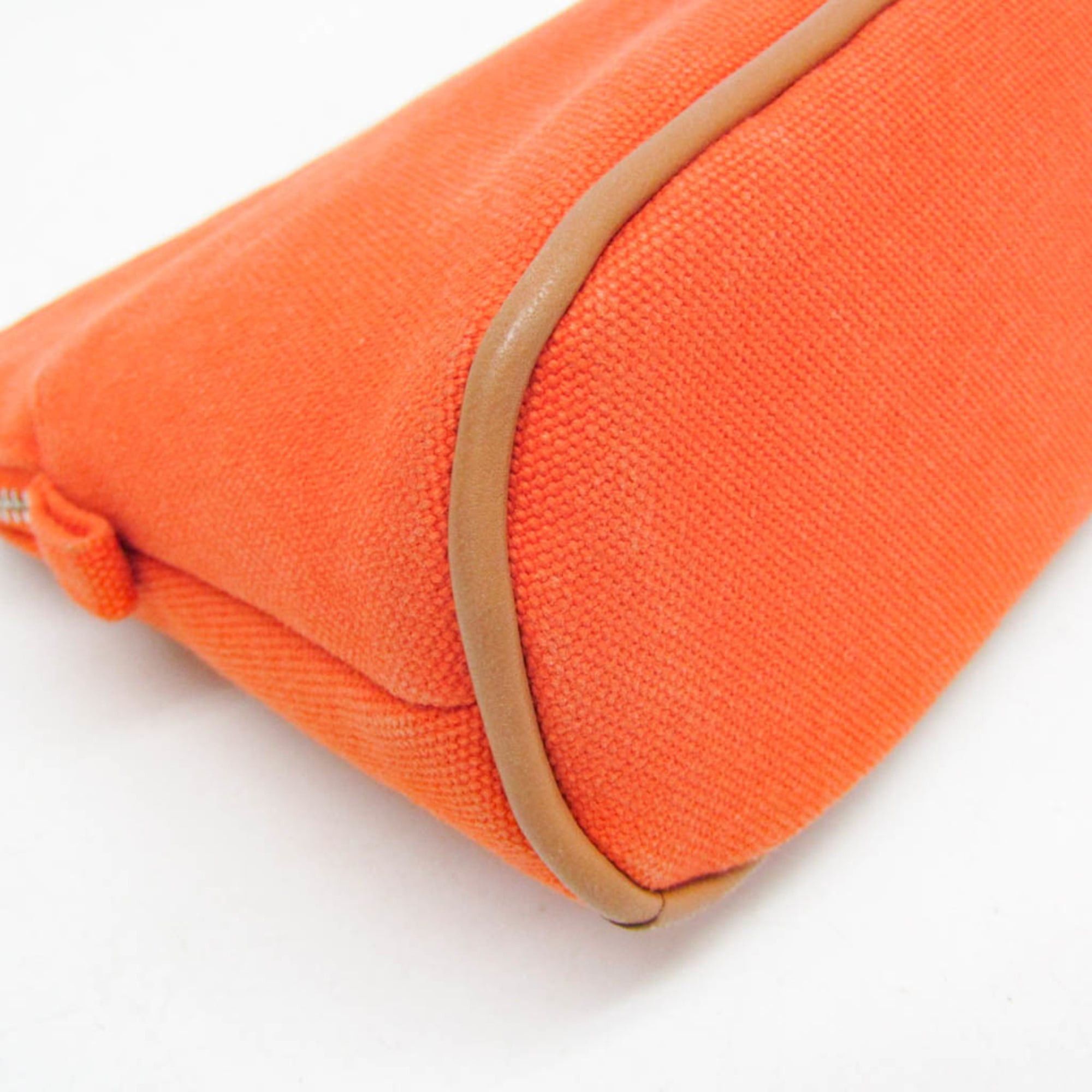 Hermes Hermes Bolide Mini 20 Men,Women Cotton Pouch Orange Size ONE SIZE - 4 Thumbnail
