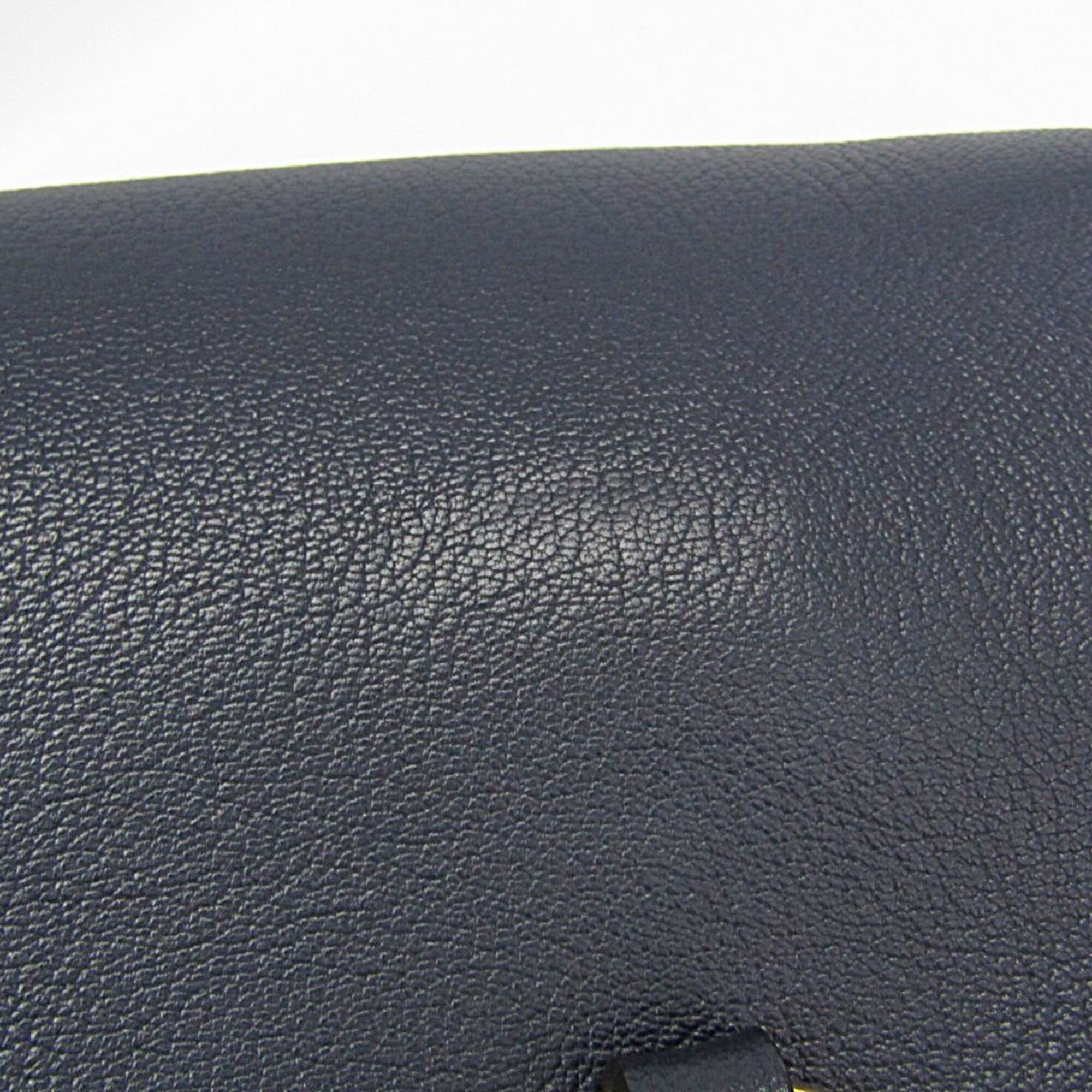 Miu Miu Miu Miu MADRAS Women's Leather Handbag,Shoulder Bag Navy Size ONE SIZE - 9 Thumbnail