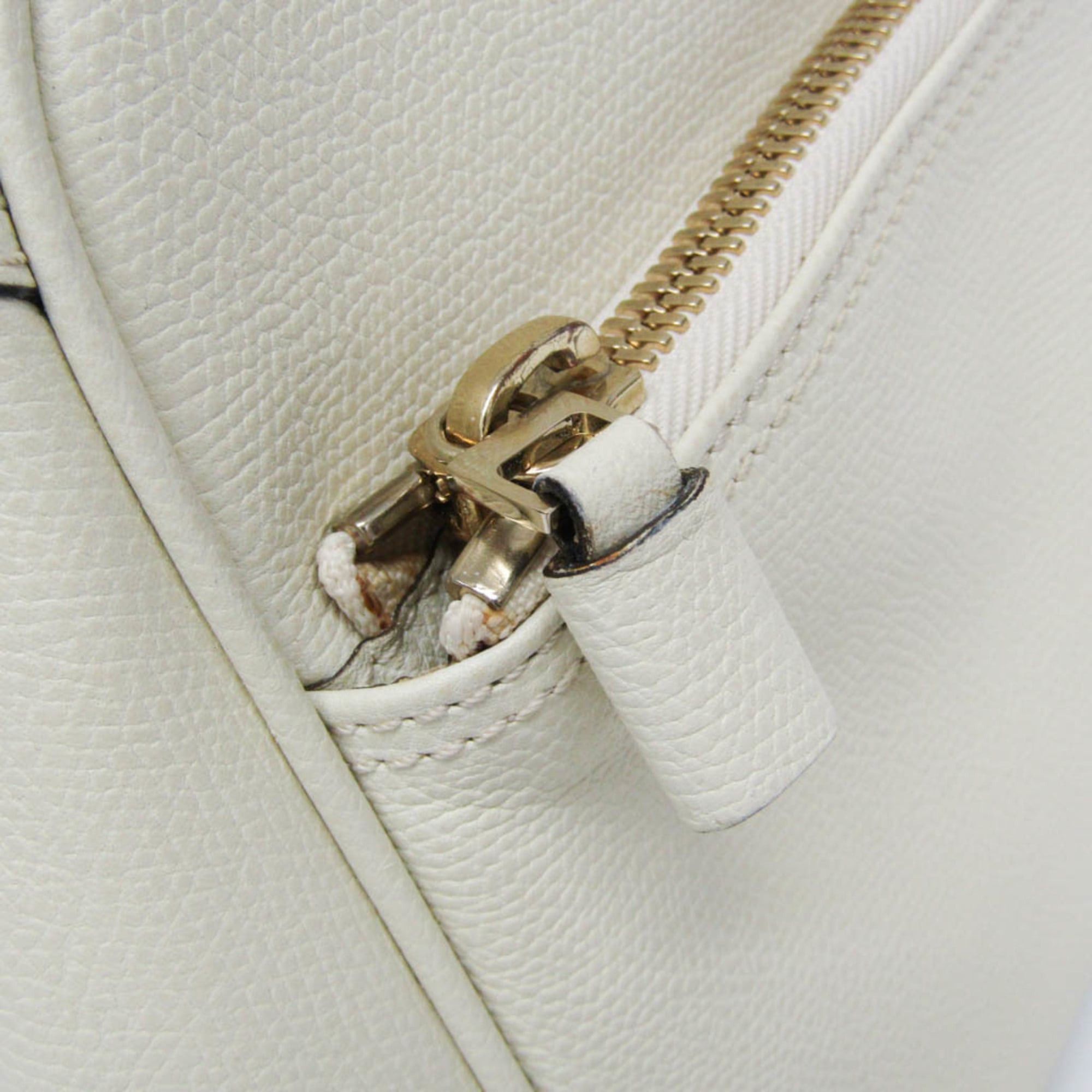 Valextra Valextra SERIE S Medium Women's Leather Handbag,Shoulder Bag Off-white Size ONE SIZE - 9 Thumbnail
