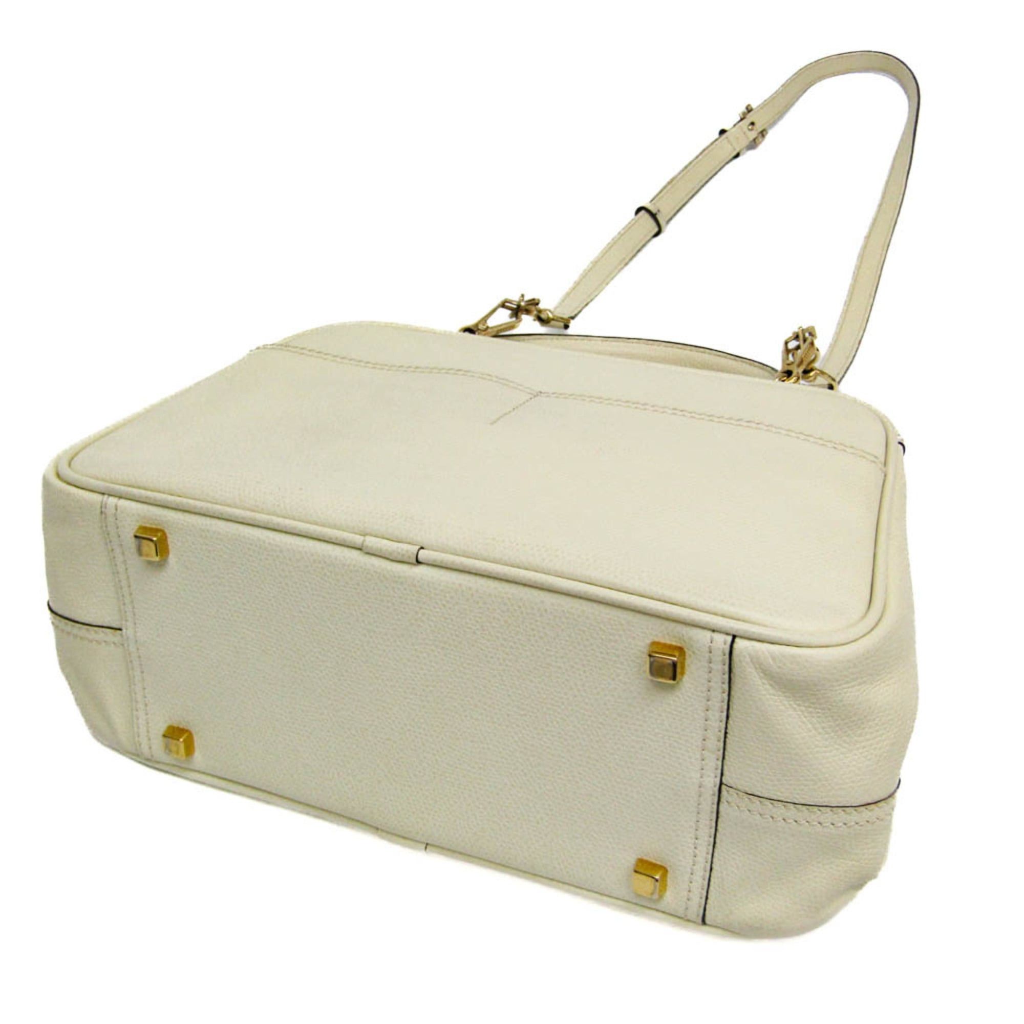 Valextra Valextra SERIE S Medium Women's Leather Handbag,Shoulder Bag Off-white Size ONE SIZE - 2 Thumbnail