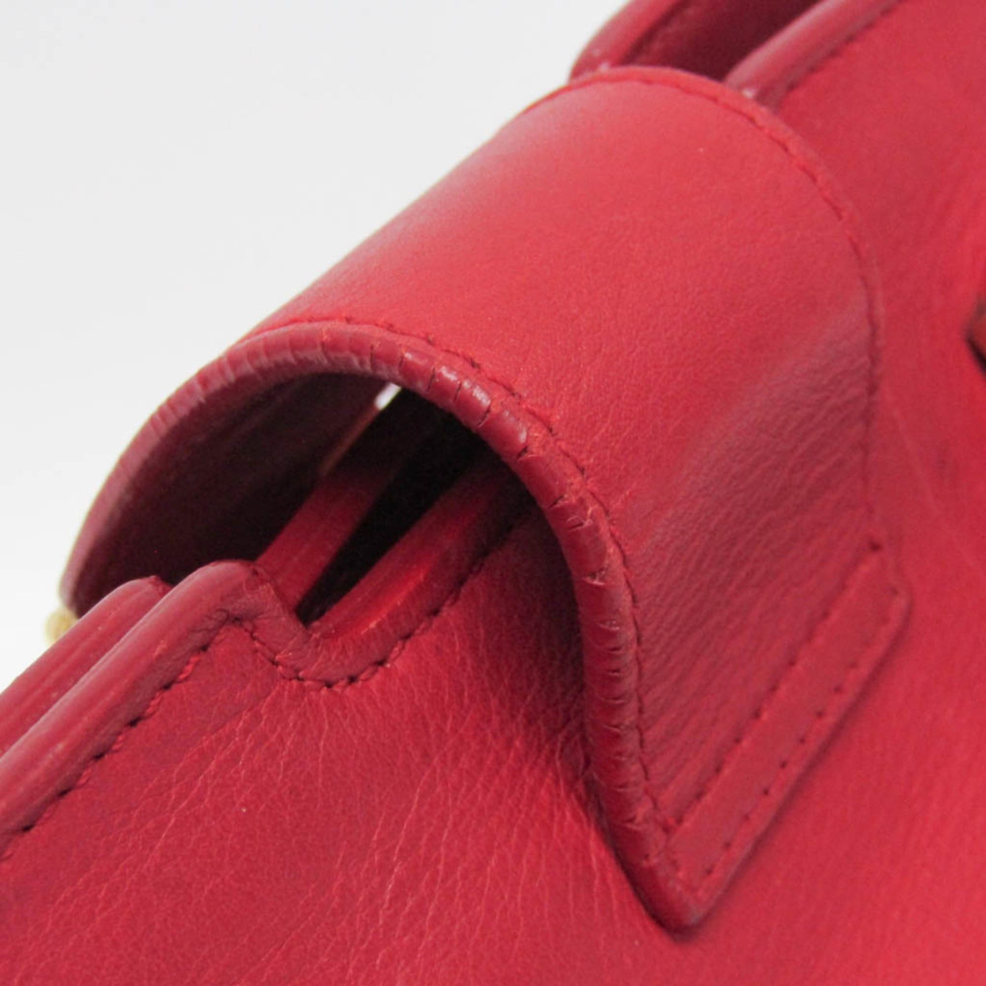 Saint Laurent Paris Saint Laurent Petit Cabass 311210 Women's Leather Handbag,Shoulder Bag Red Color Size ONE SIZE - 9 Thumbnail