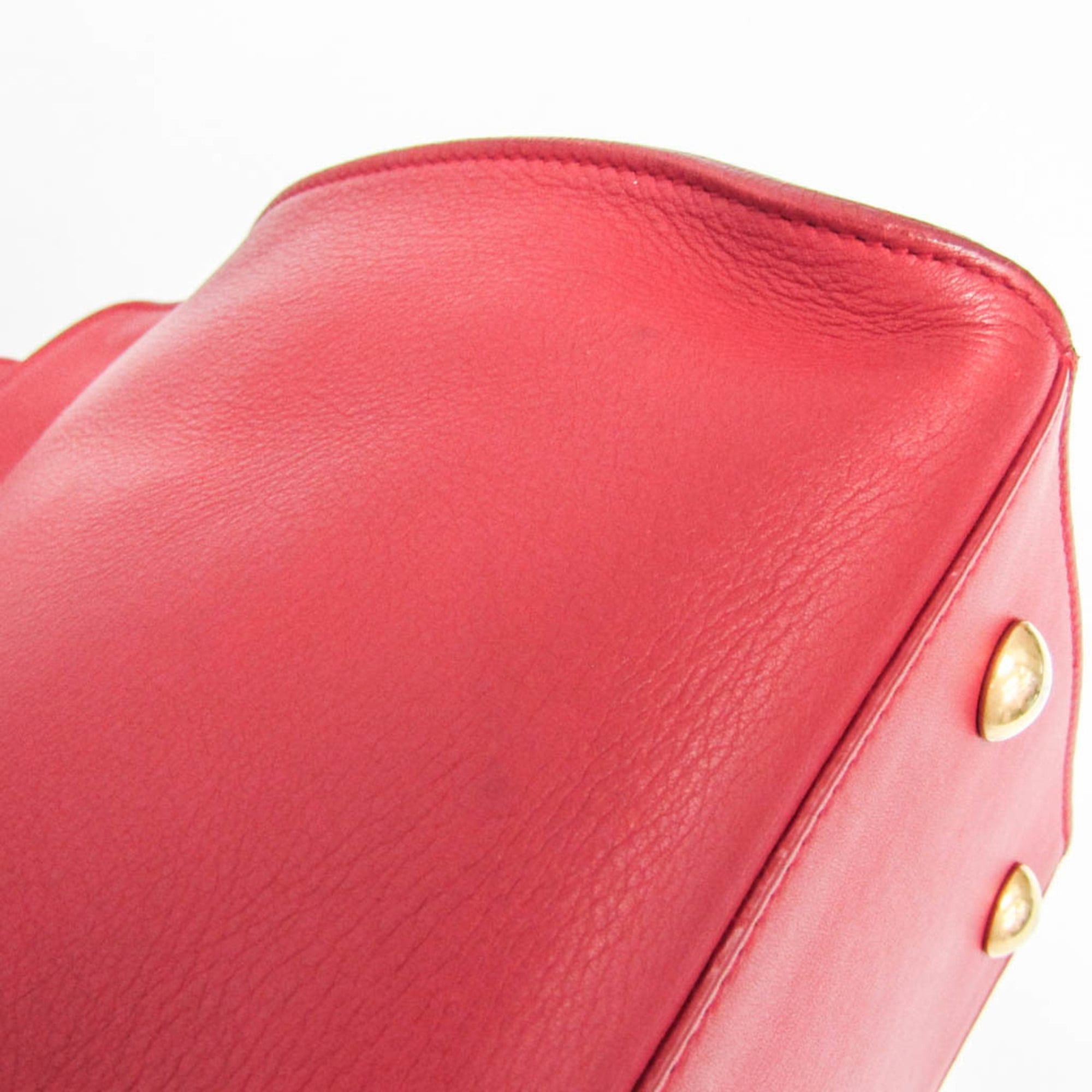 Saint Laurent Paris Saint Laurent Petit Cabass 311210 Women's Leather Handbag,Shoulder Bag Red Color Size ONE SIZE - 6 Thumbnail