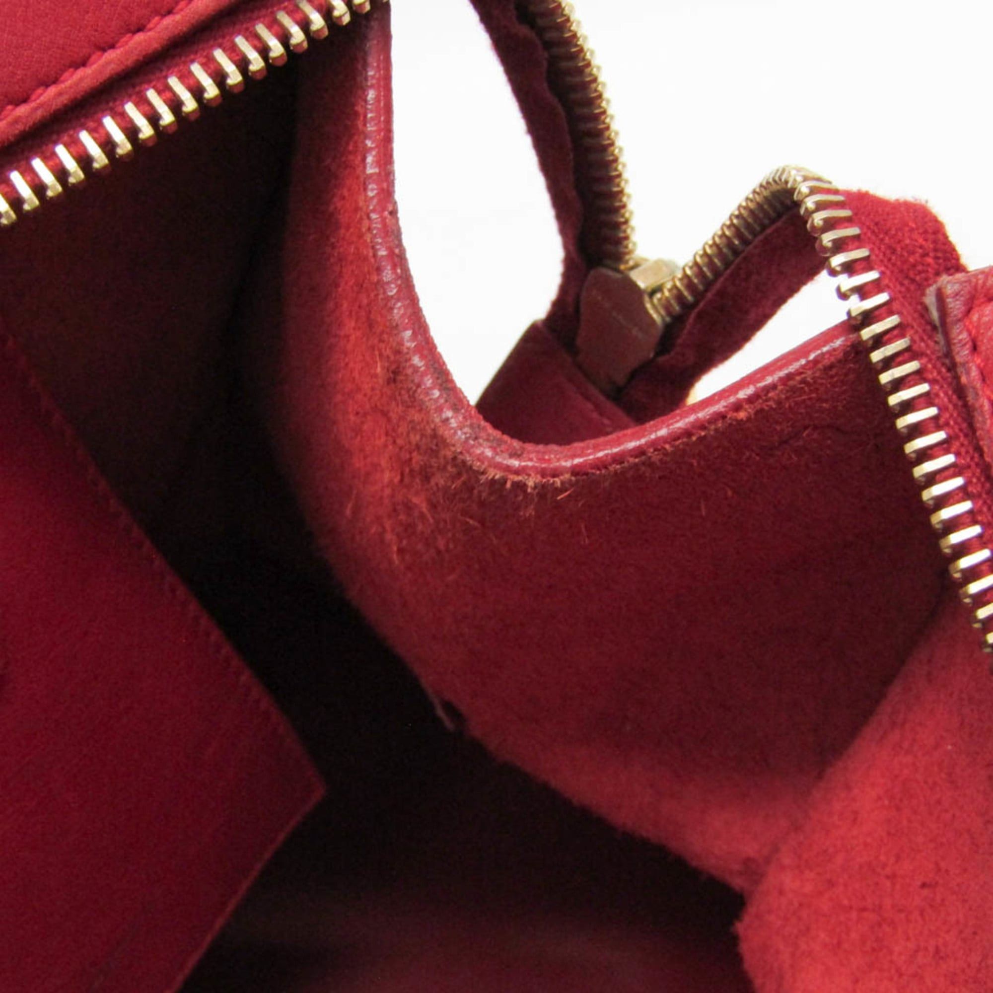 Saint Laurent Paris Saint Laurent Petit Cabass 311210 Women's Leather Handbag,Shoulder Bag Red Color Size ONE SIZE - 17 Thumbnail
