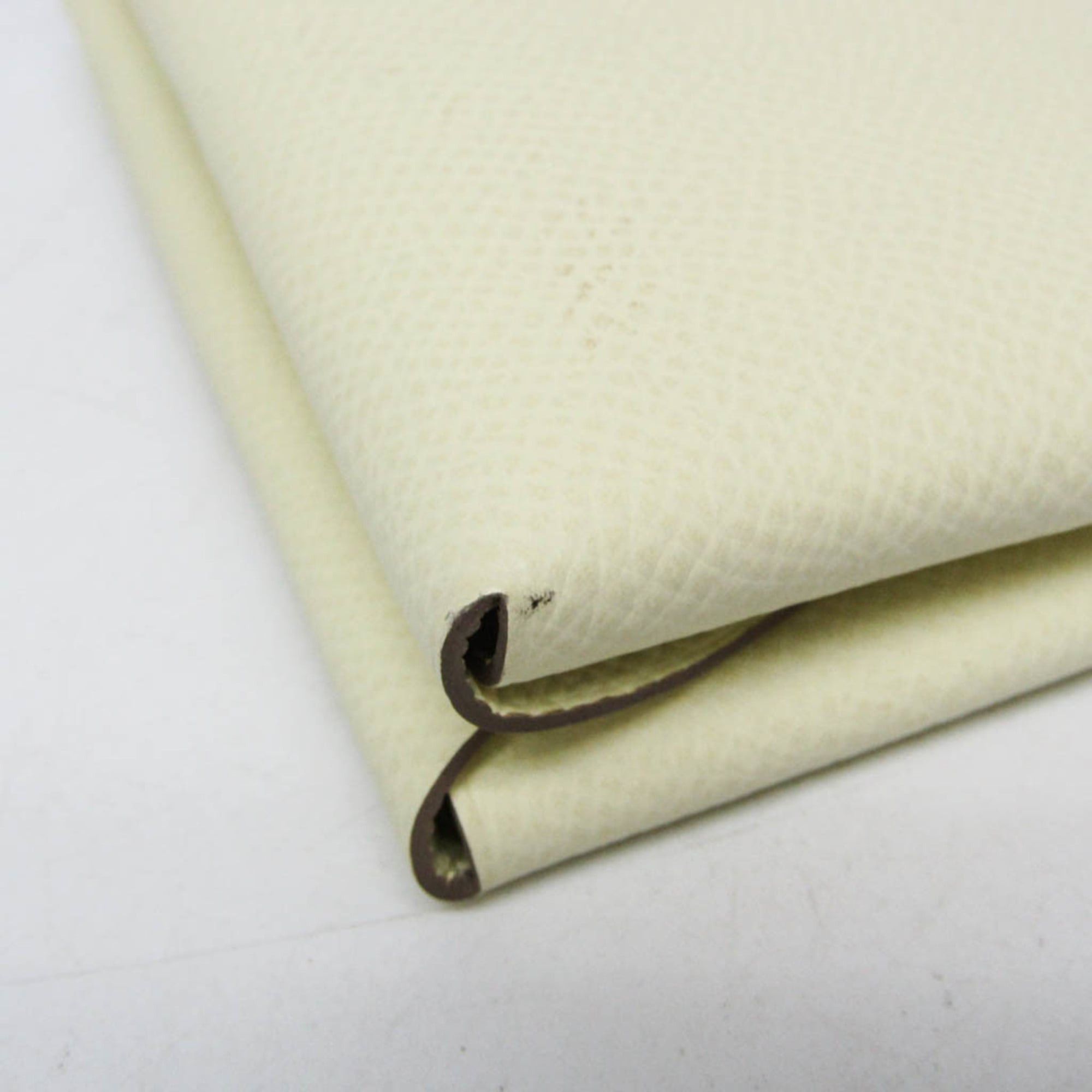 Hermes Hermes Calvi Duo Epsom Leather Card Case Cream Size ONE SIZE - 6 Thumbnail