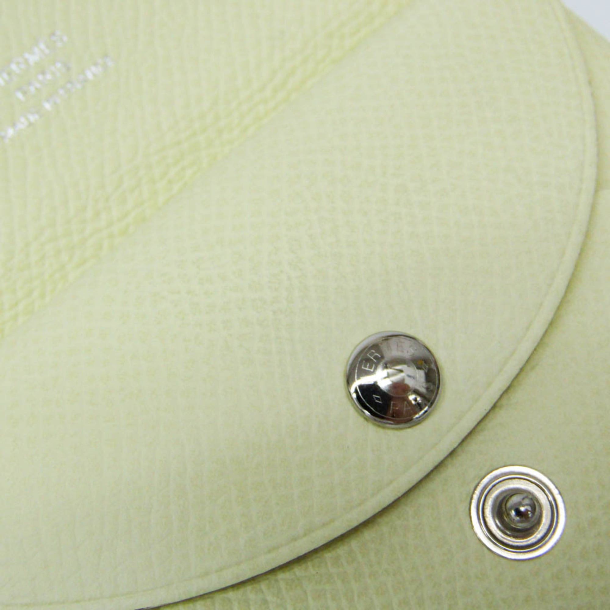 Hermes Hermes Calvi Duo Epsom Leather Card Case Cream Size ONE SIZE - 8 Thumbnail