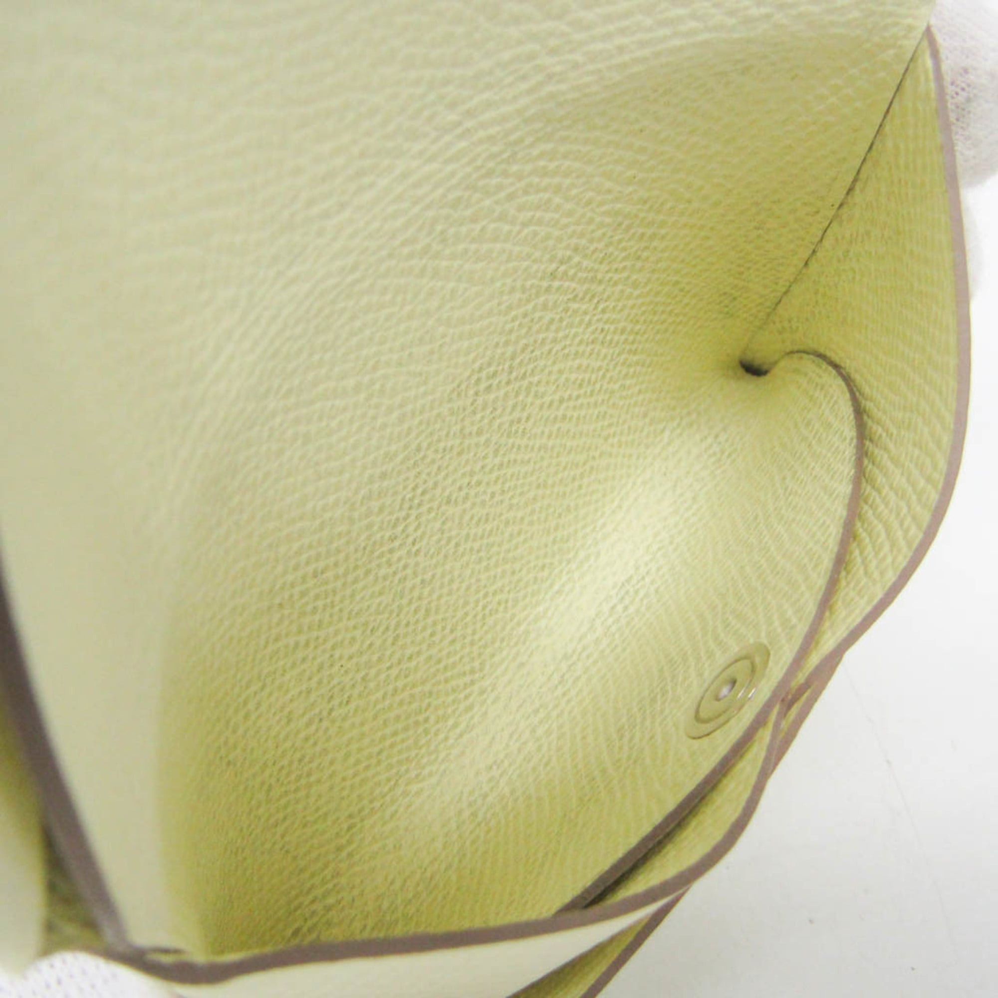 Hermes Hermes Calvi Duo Epsom Leather Card Case Cream Size ONE SIZE - 4 Thumbnail