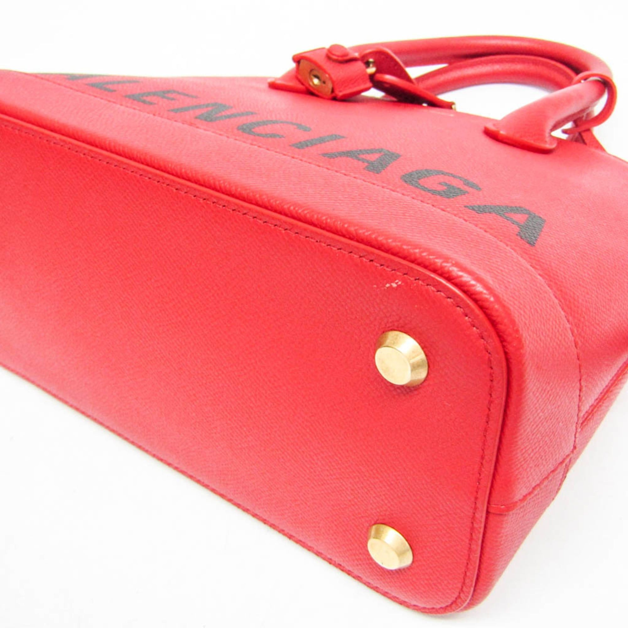 Balenciaga Balenciaga VILLE TOP HANDLE S 550645 Women's Leather Handbag,Shoulder Bag Red Color Size ONE SIZE - 5 Thumbnail