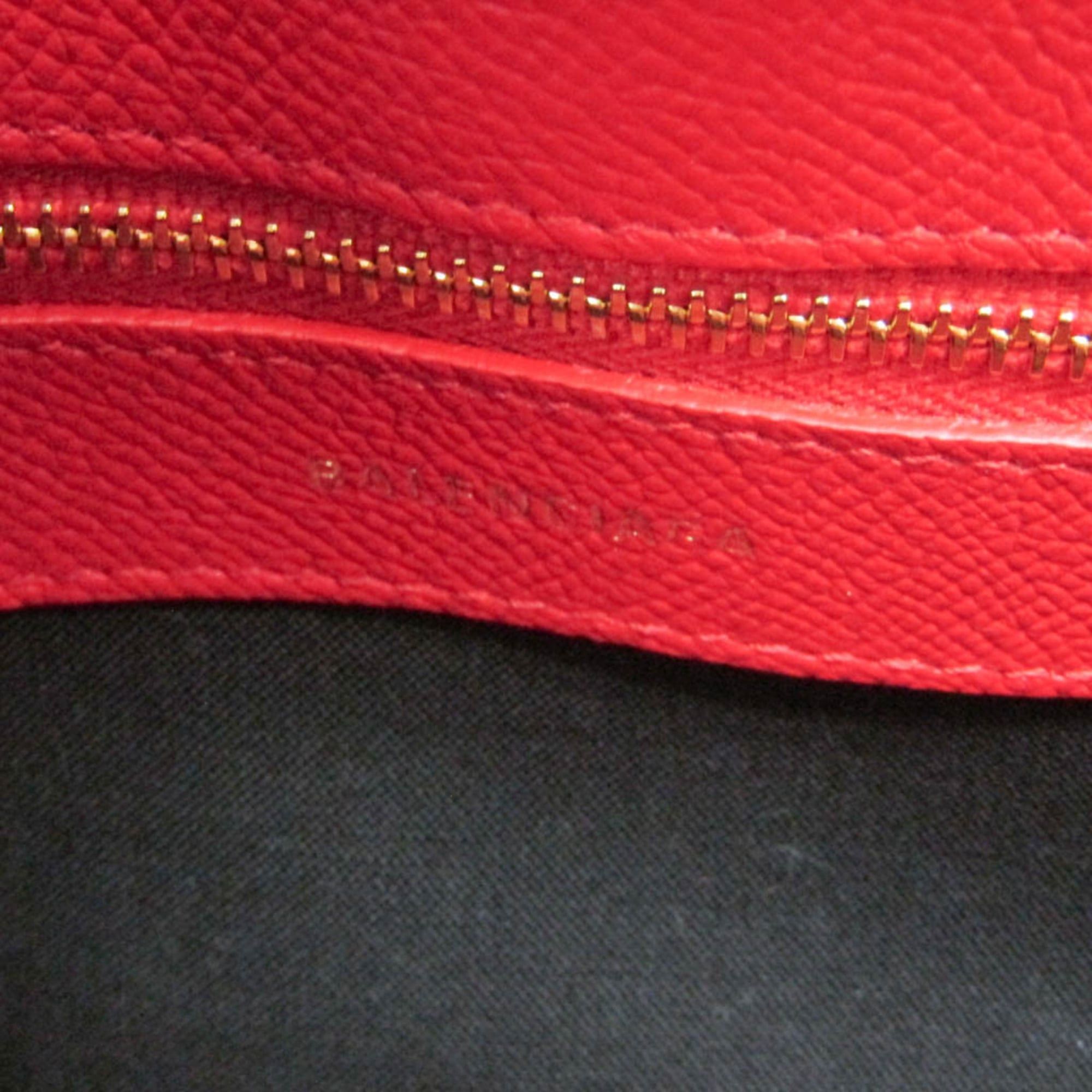 Balenciaga Balenciaga VILLE TOP HANDLE S 550645 Women's Leather Handbag,Shoulder Bag Red Color Size ONE SIZE - 17 Thumbnail