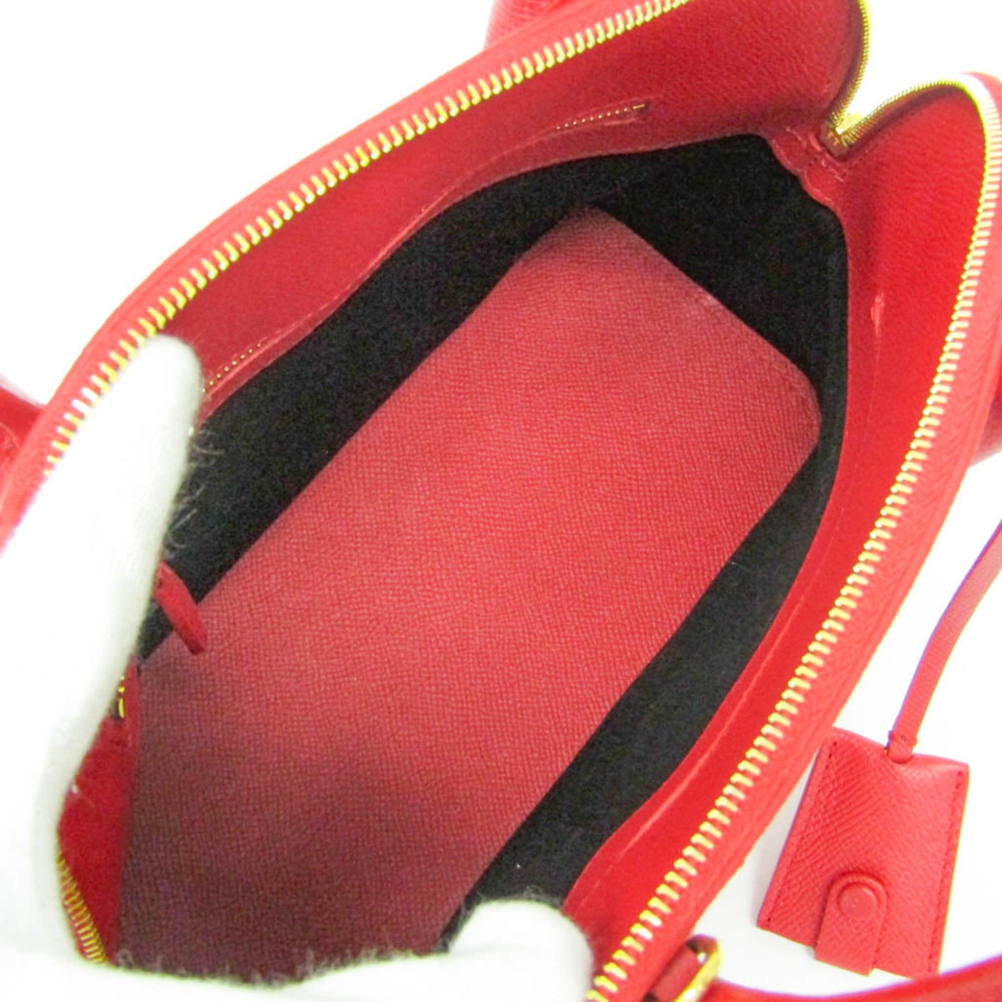 Balenciaga Balenciaga VILLE TOP HANDLE S 550645 Women's Leather Handbag,Shoulder Bag Red Color Size ONE SIZE - 3 Thumbnail