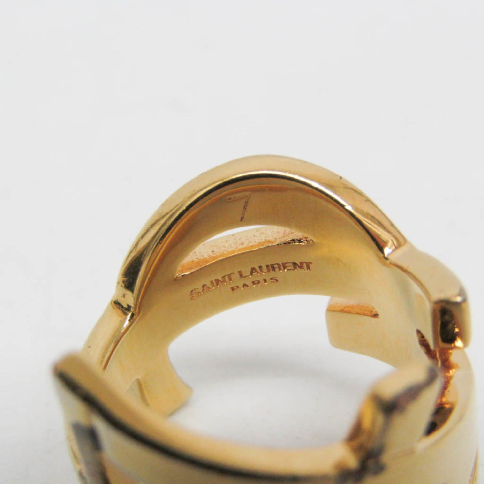 Yves Saint Laurent Yves Saint Laurent Opirium Twist Ring Metal Fashion Band Ring Gold Size ONE SIZE - 9 Thumbnail