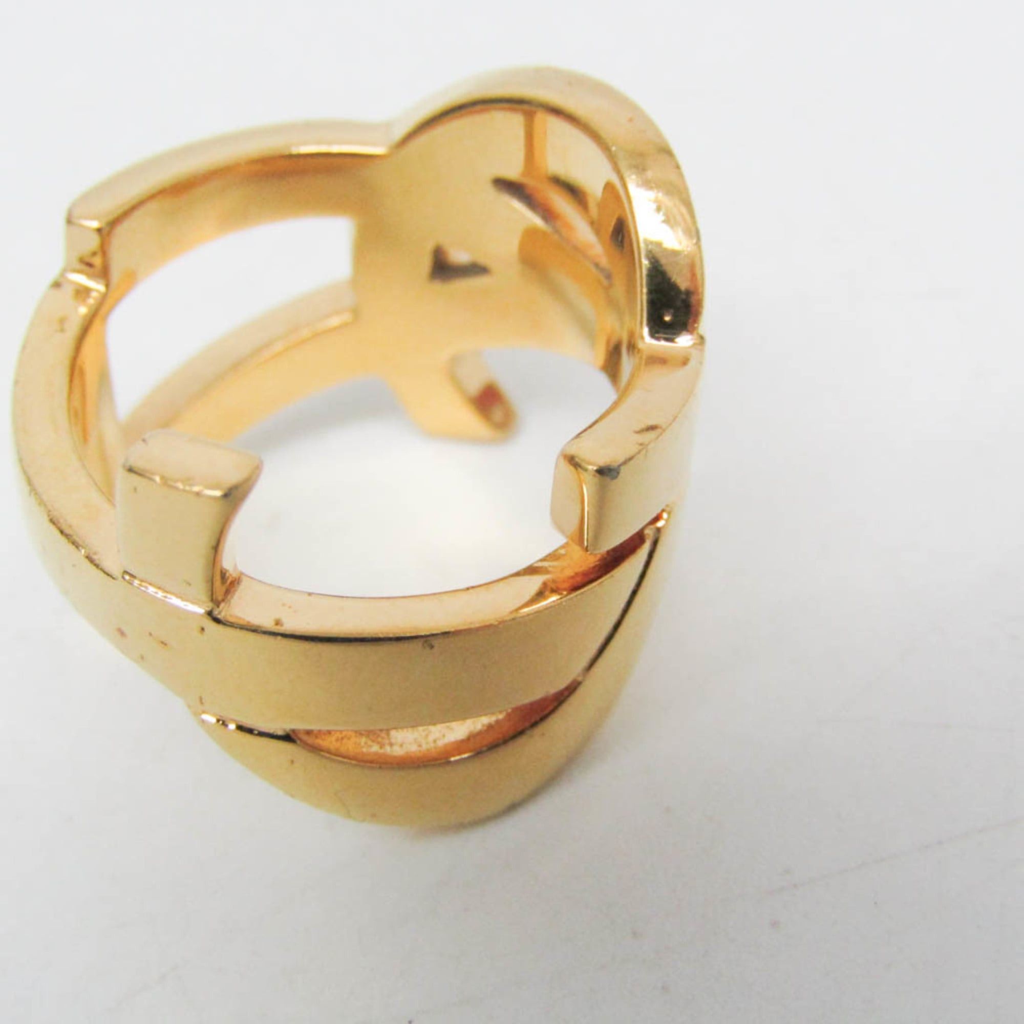 Yves Saint Laurent Yves Saint Laurent Opirium Twist Ring Metal Fashion Band Ring Gold Size ONE SIZE - 5 Thumbnail