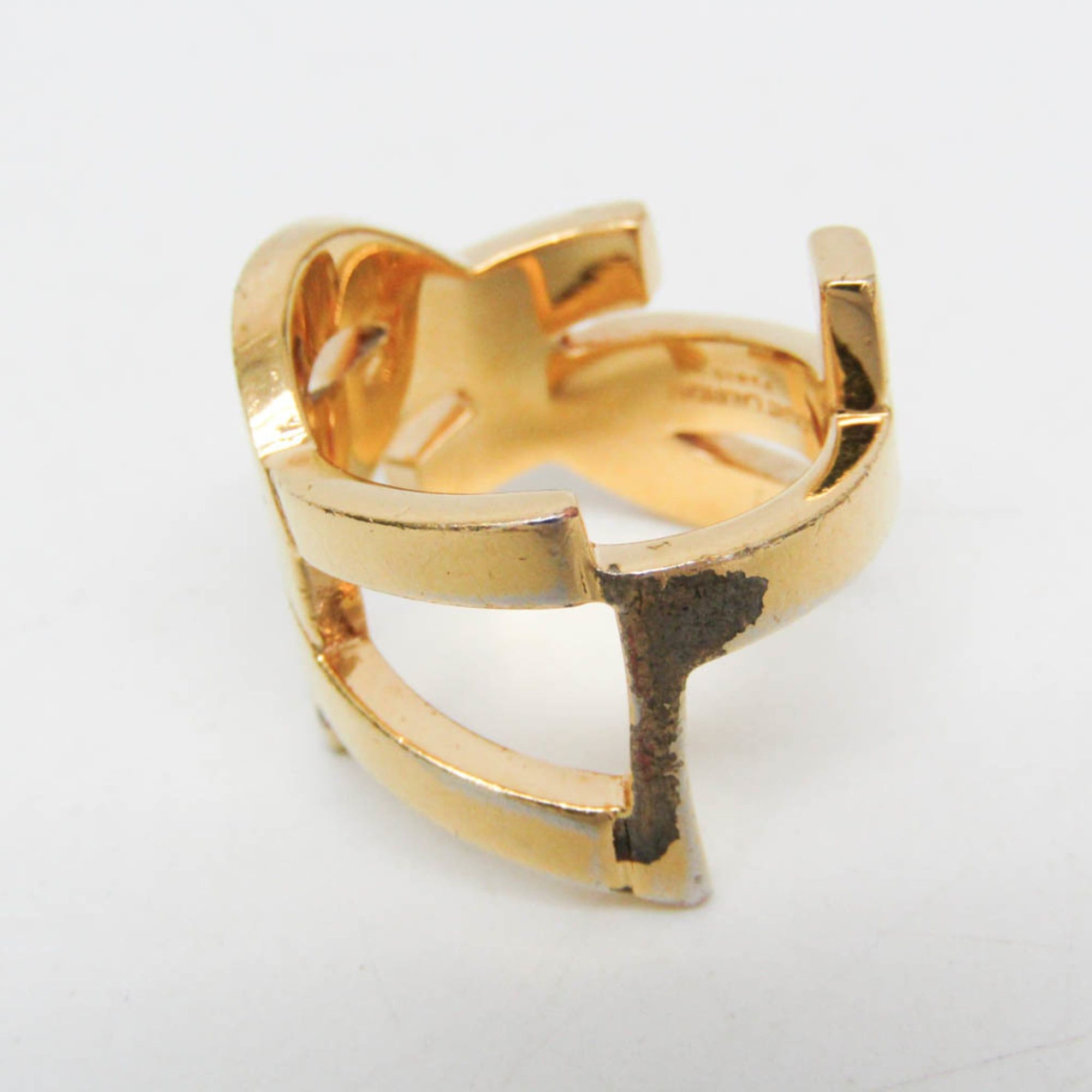 Yves Saint Laurent Yves Saint Laurent Opirium Twist Ring Metal Fashion Band Ring Gold Size ONE SIZE - 4 Thumbnail