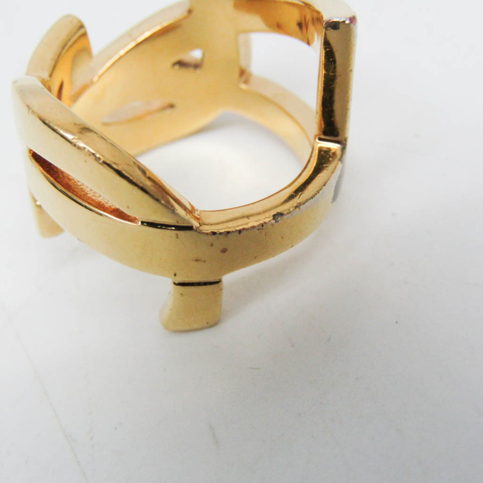 Yves Saint Laurent Yves Saint Laurent Opirium Twist Ring Metal Fashion Band Ring Gold Size ONE SIZE - 6 Thumbnail