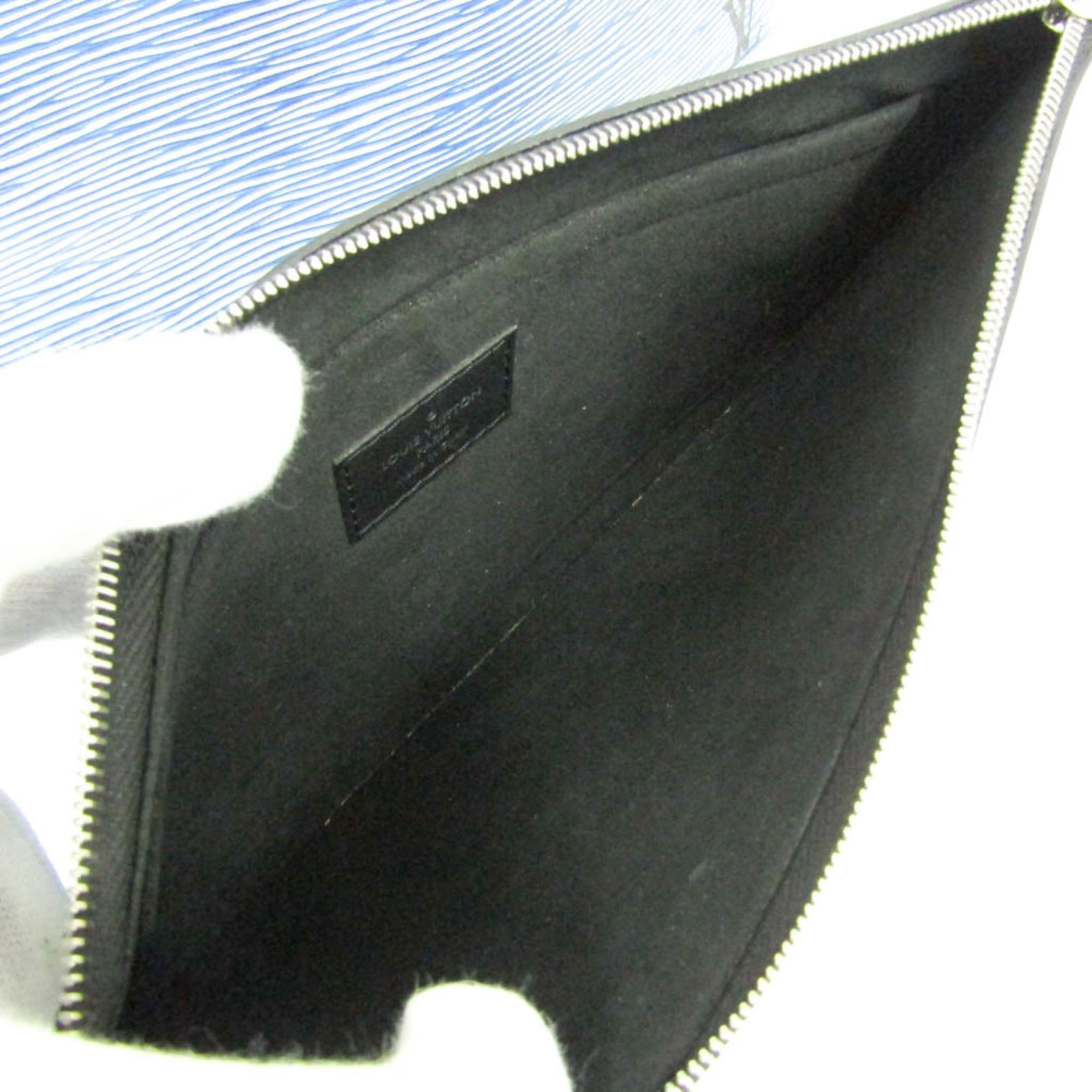 Louis Vuitton Louis Vuitton Epi Denim Neverfull MM M51053 Women's Tote Bag Black,Blue Size ONE SIZE - 15 Thumbnail