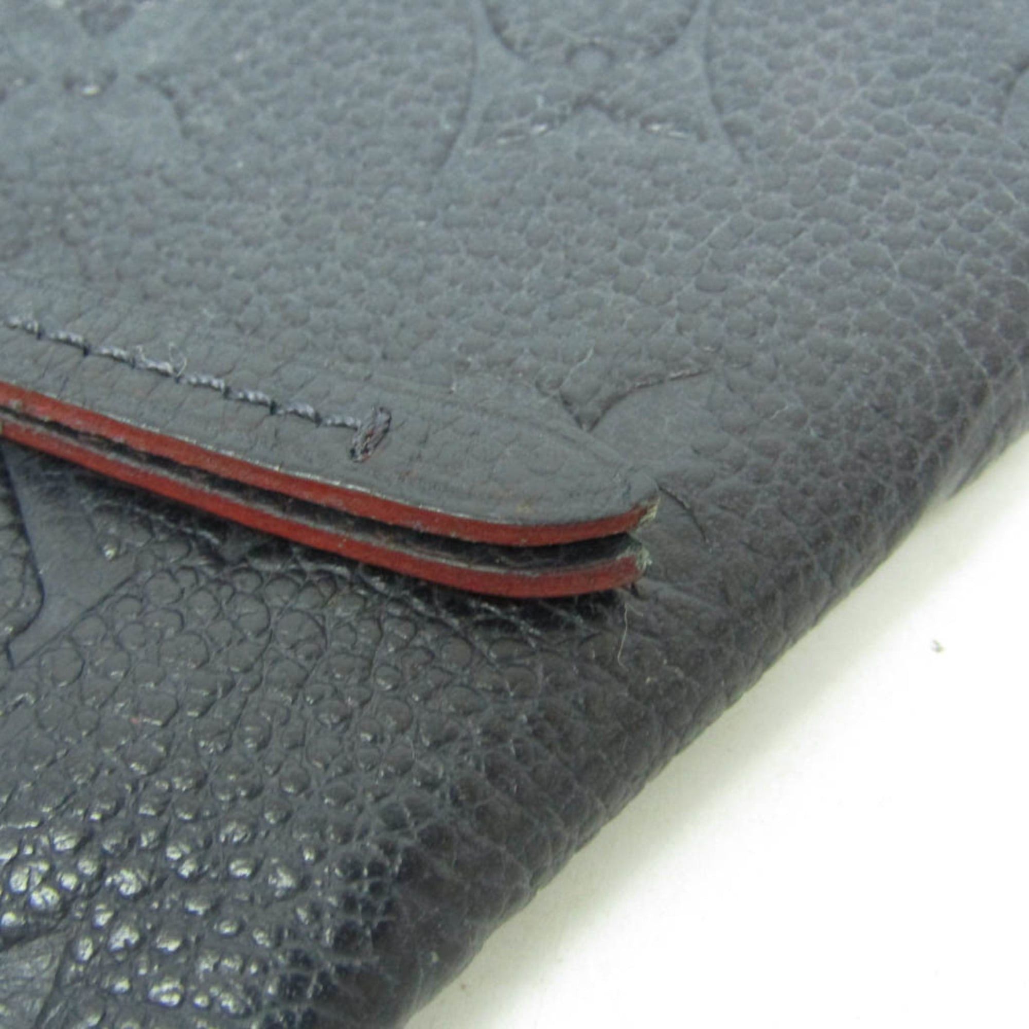 Louis Vuitton Louis Vuitton Monogram Empreinte Key Pouch M62017 Women's Monogram Empreinte Coin Purse/coin Case Marine Rouge Size ONE SIZE - 9 Thumbnail