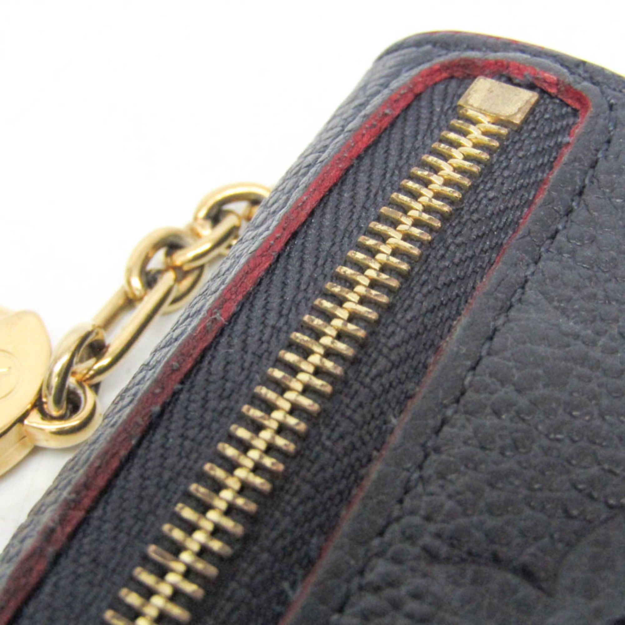 Louis Vuitton Louis Vuitton Monogram Empreinte Key Pouch M62017 Women's Monogram Empreinte Coin Purse/coin Case Marine Rouge Size ONE SIZE - 11 Thumbnail