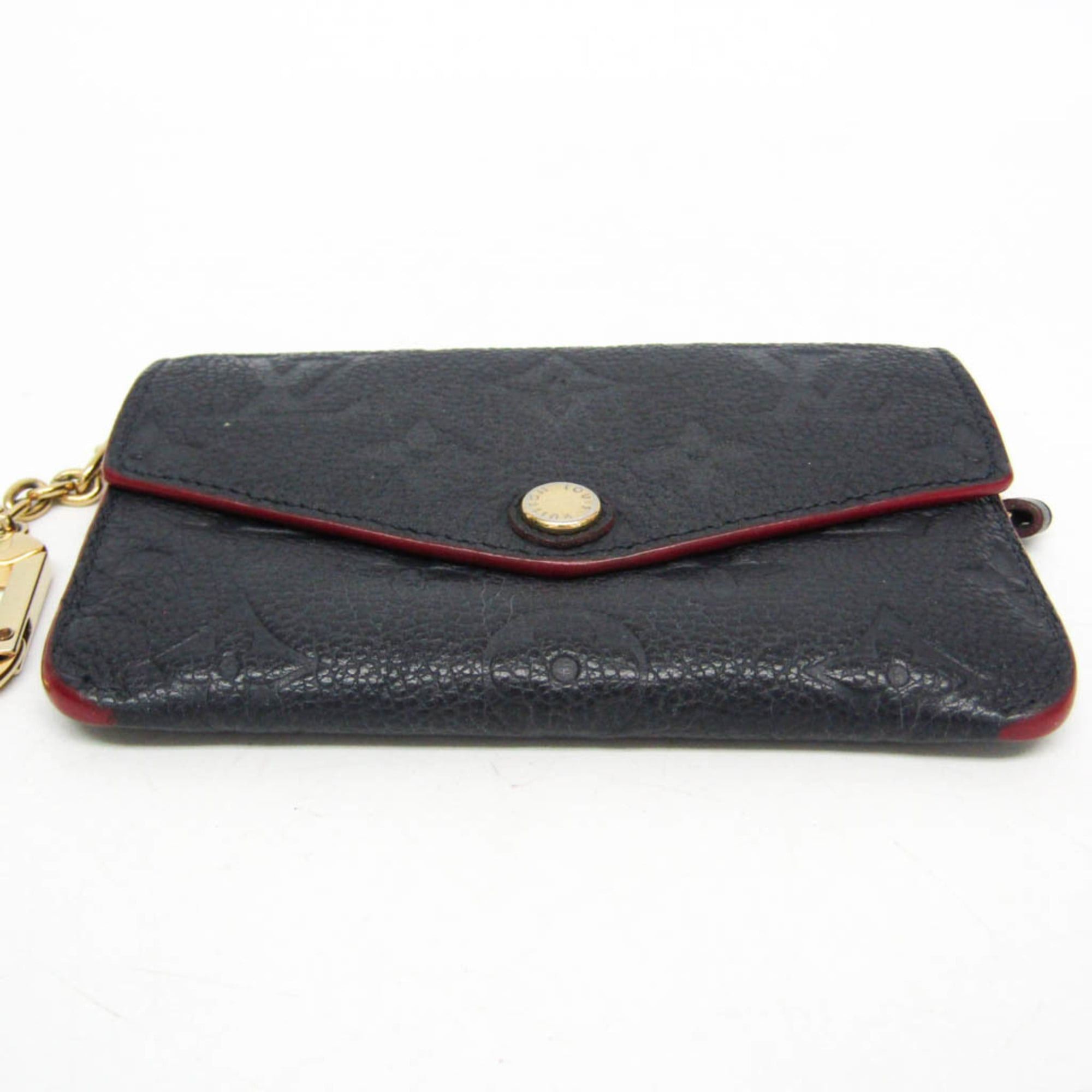 Louis Vuitton Louis Vuitton Monogram Empreinte Key Pouch M62017 Women's Monogram Empreinte Coin Purse/coin Case Marine Rouge Size ONE SIZE - 7 Thumbnail